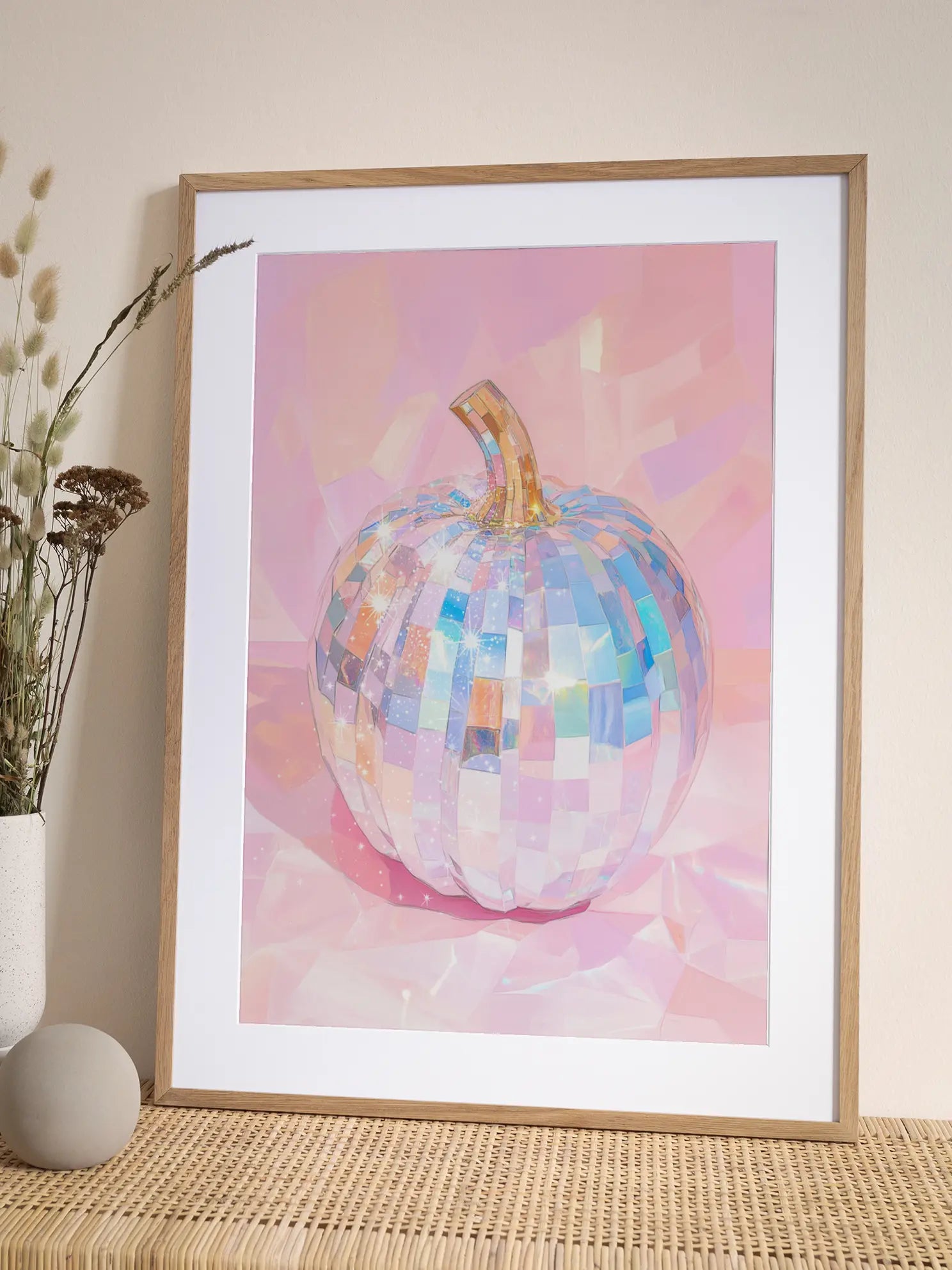 Disco Pumpkin Poster