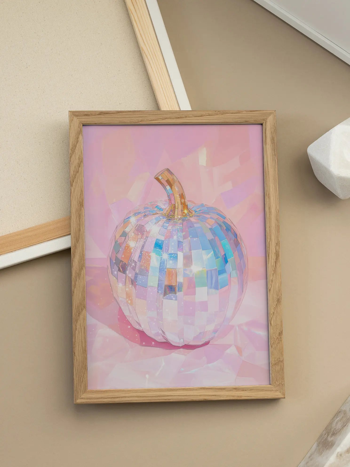 Disco Pumpkin Poster