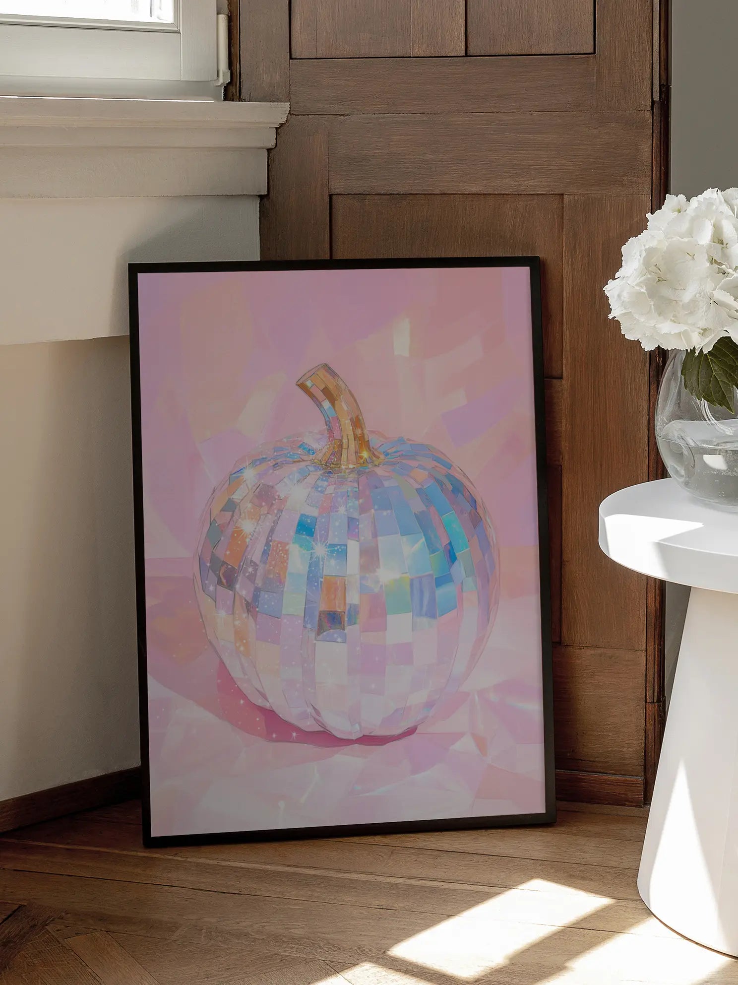 Disco Pumpkin Poster