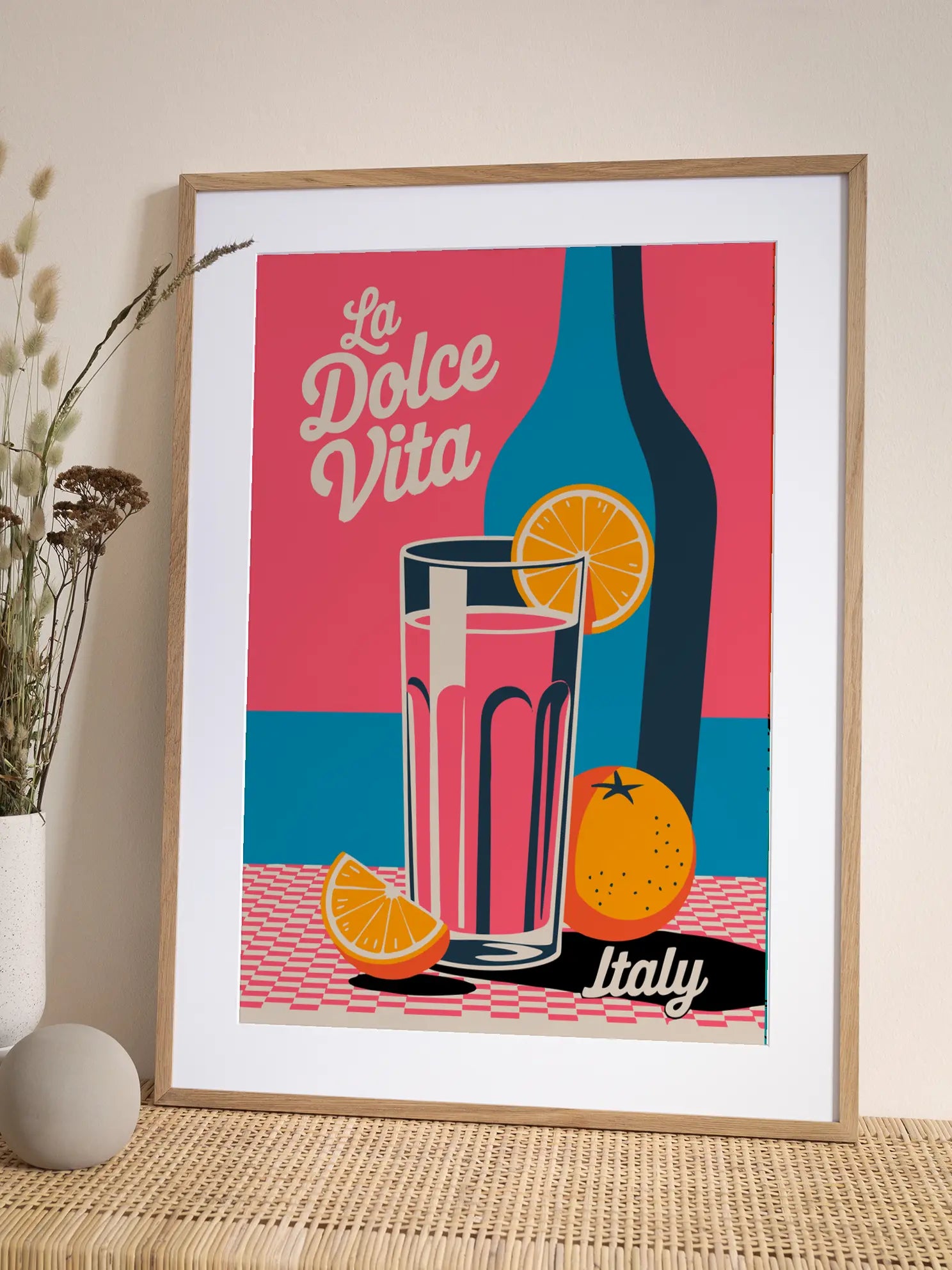 Dolce Vita Cocktail Poster