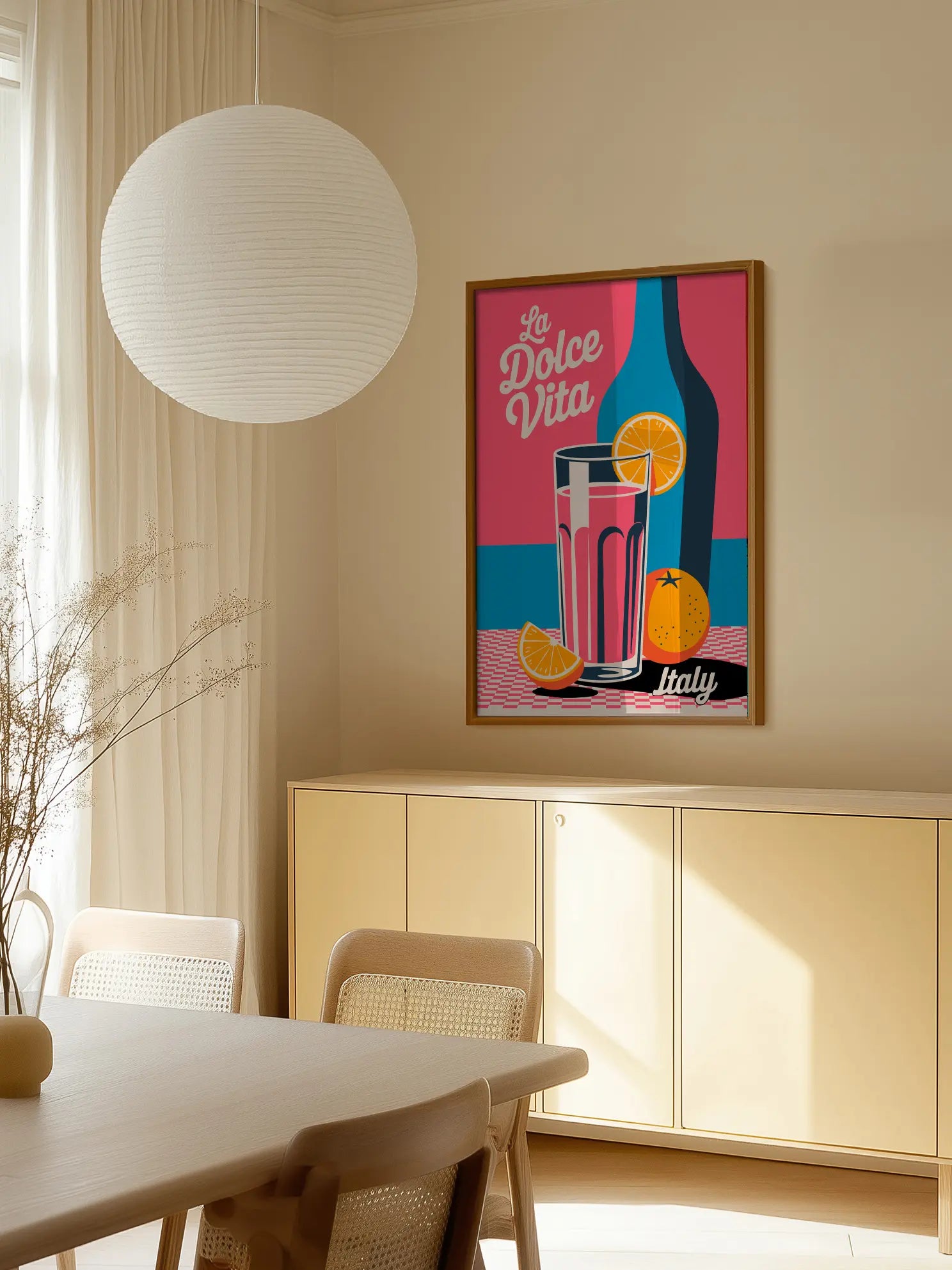 Dolce Vita Cocktail Poster