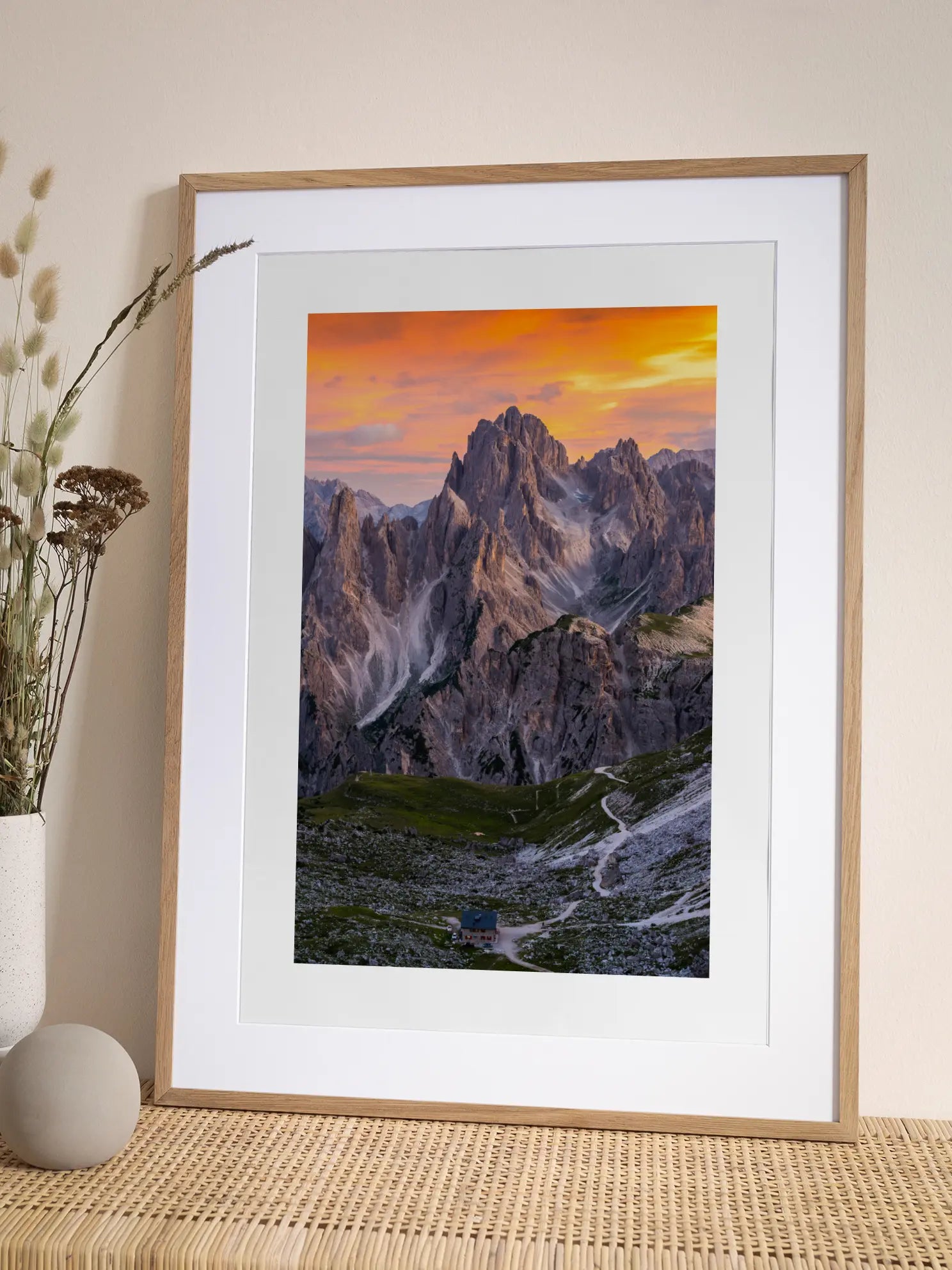 Dolomites Sunset Poster