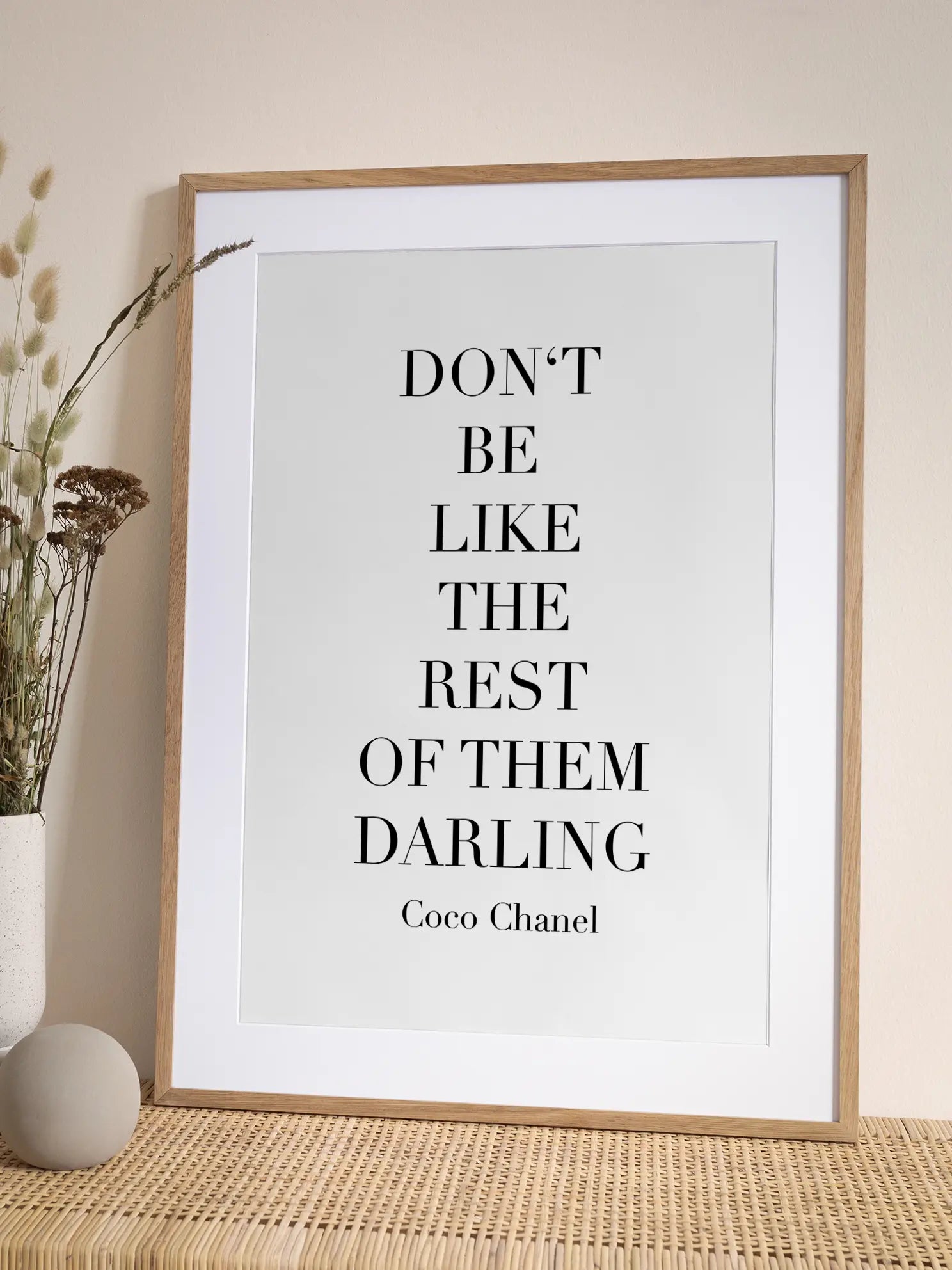 Don't Be Like The Rest Of Them Poster