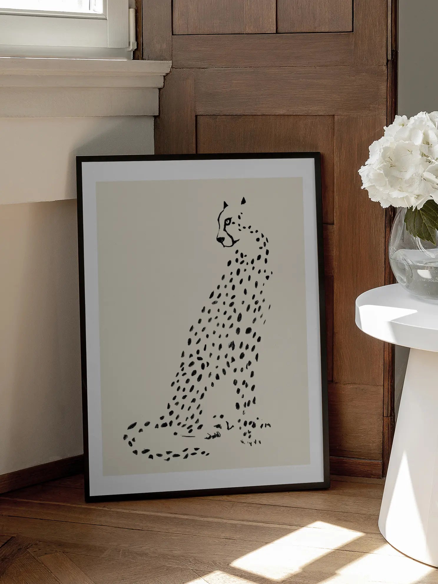 Dotted Leopard Poster