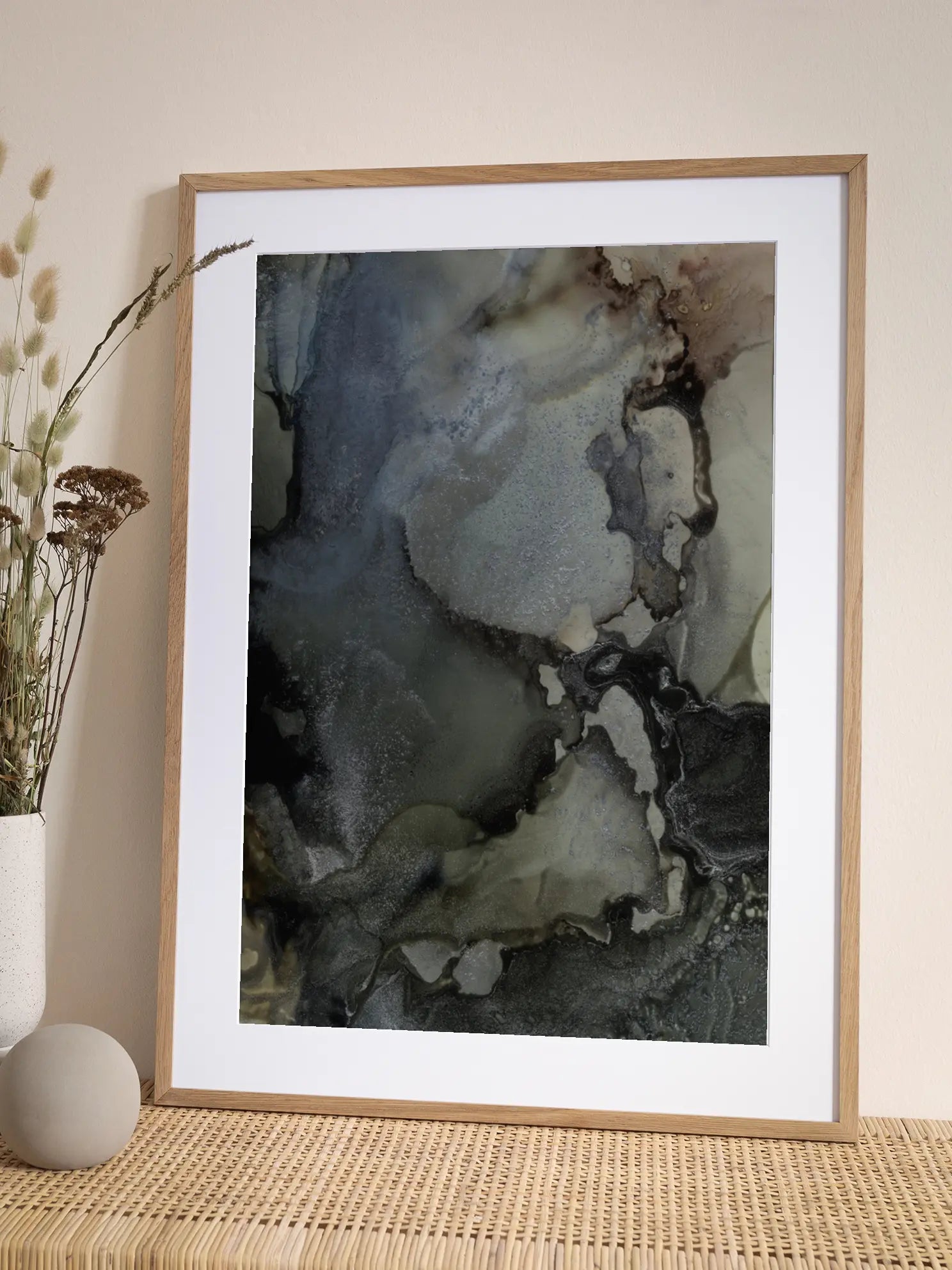 Dramatic Abstract Poster