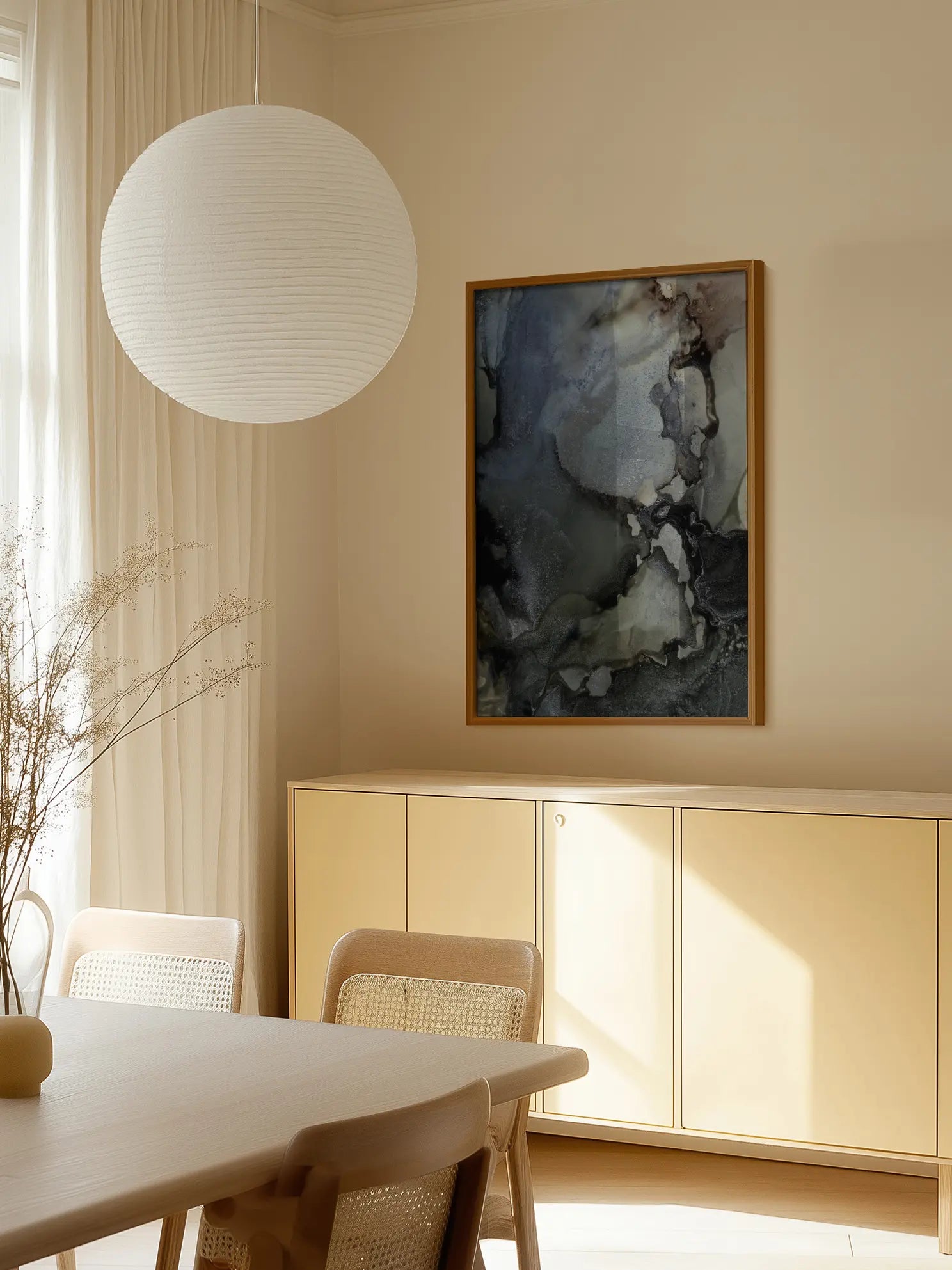 Dramatic Abstract Poster