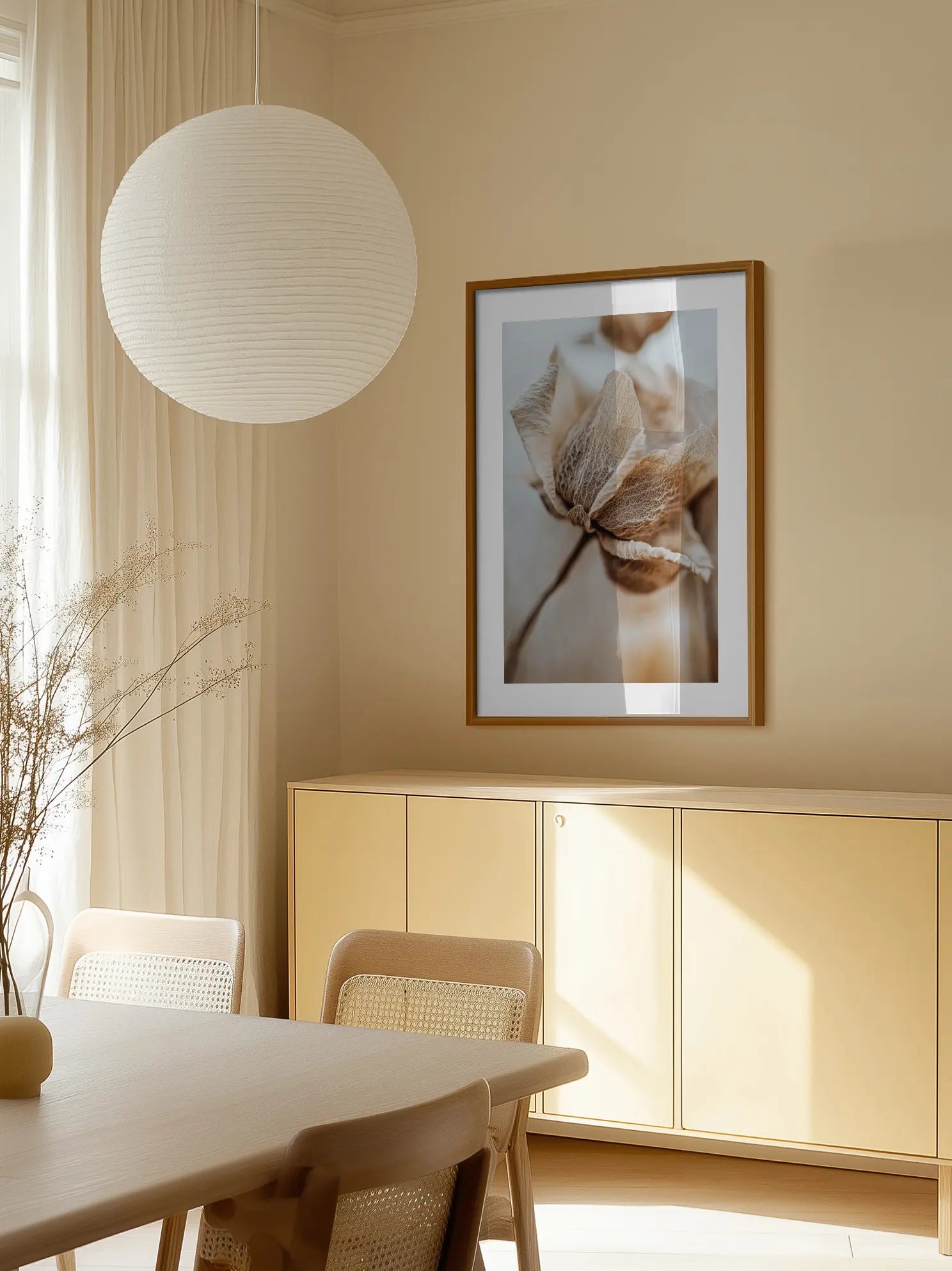 Dried Flower Close Up Poster