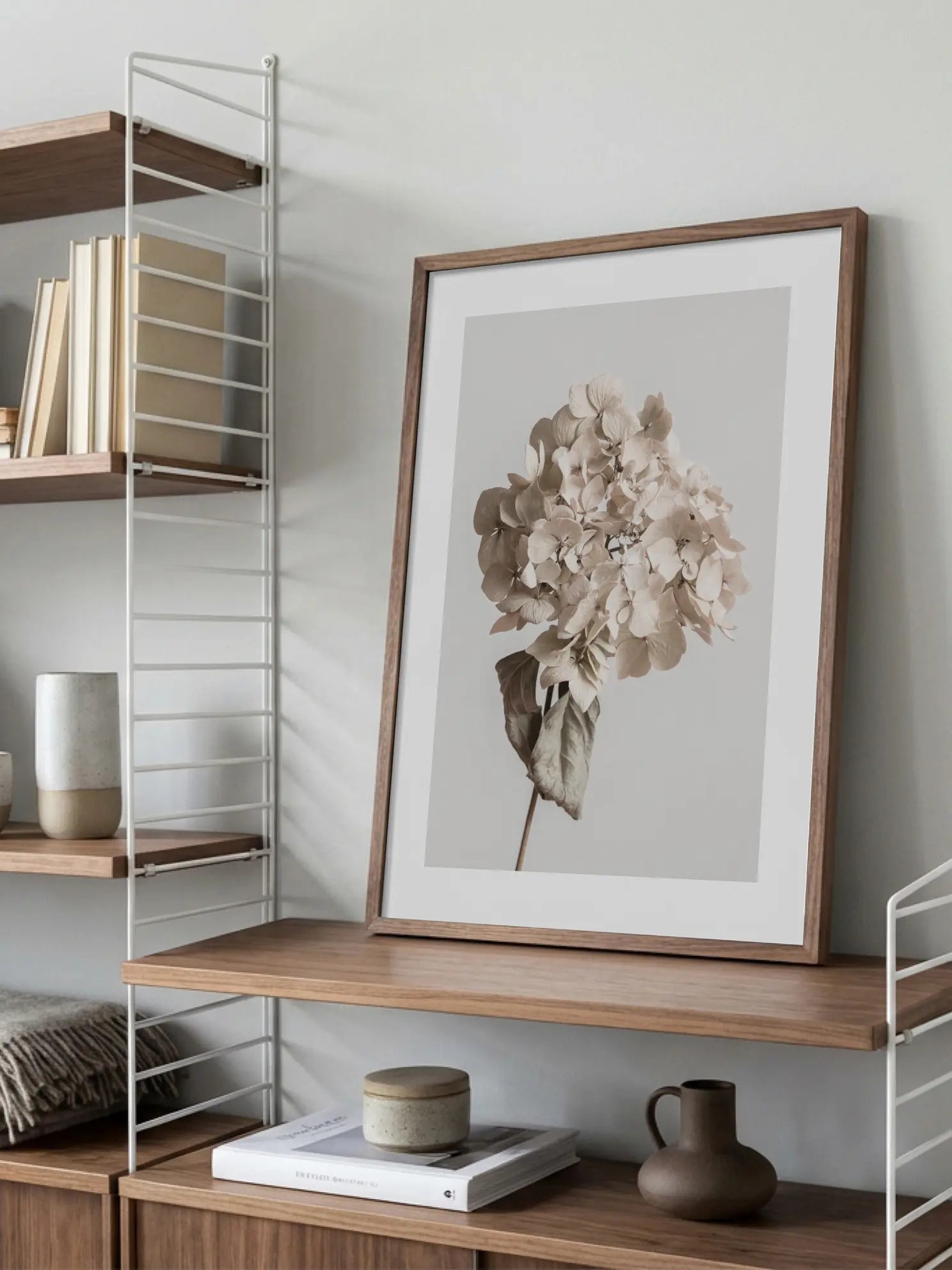 Dried Hydrangea Poster
