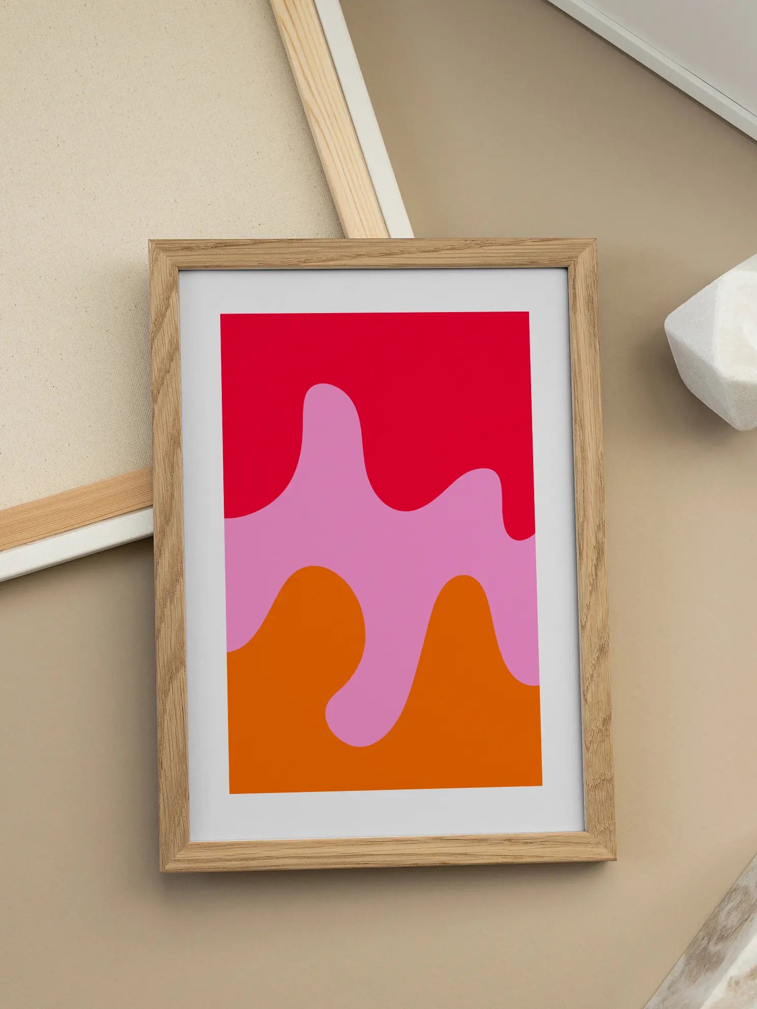 Dripping Colors Poster