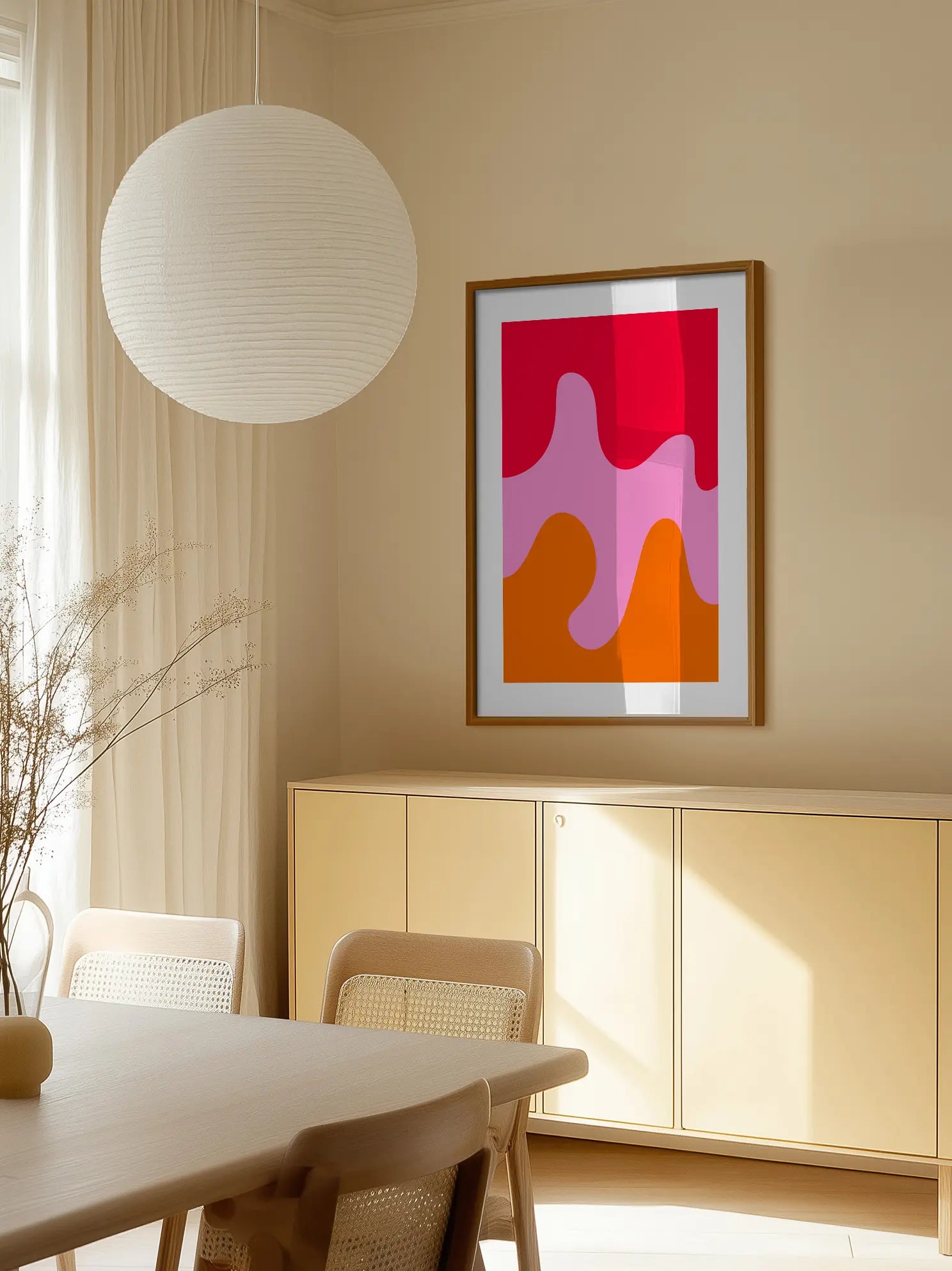 Dripping Colors Poster