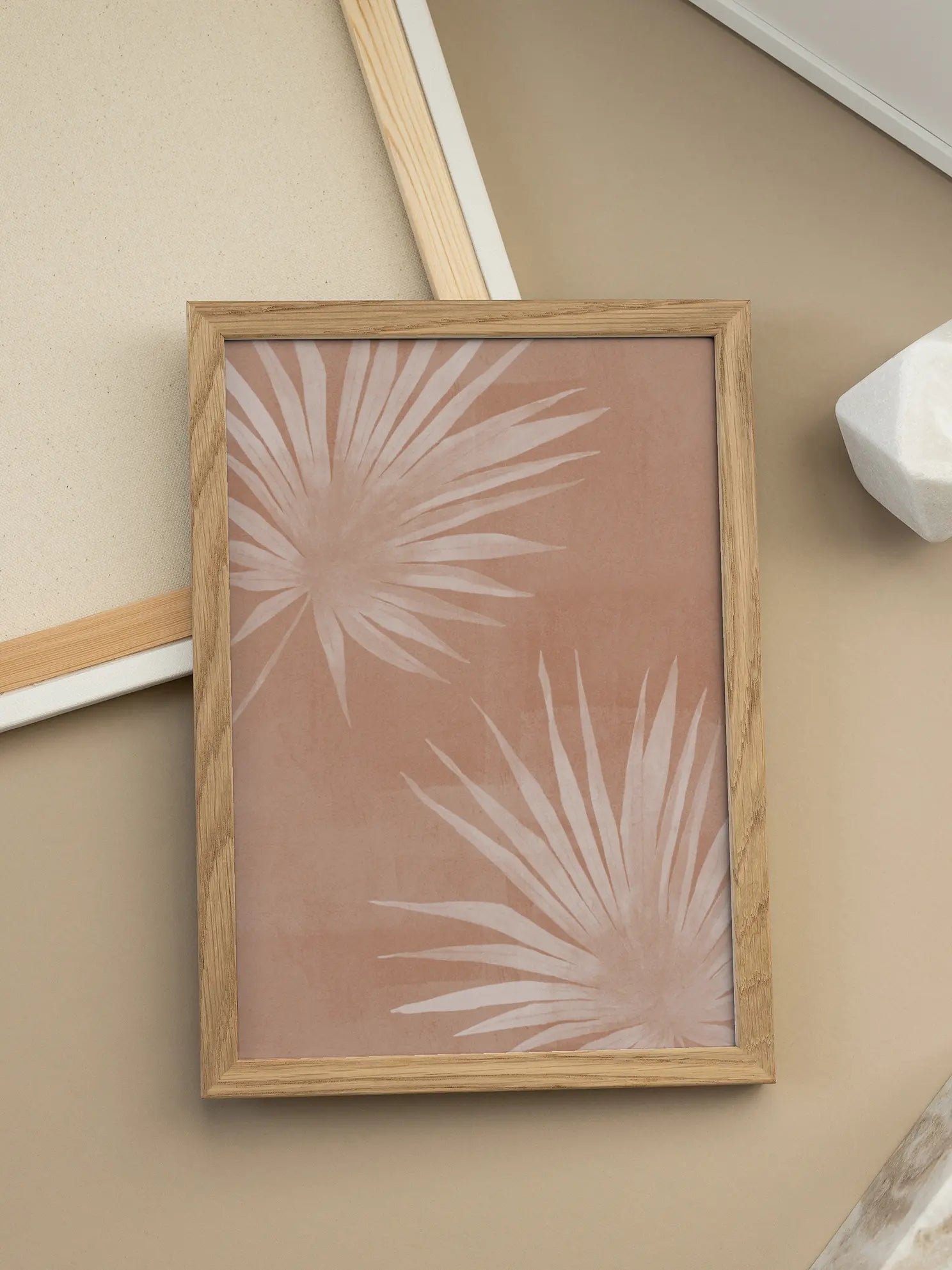 Dusty Pink Palm Poster