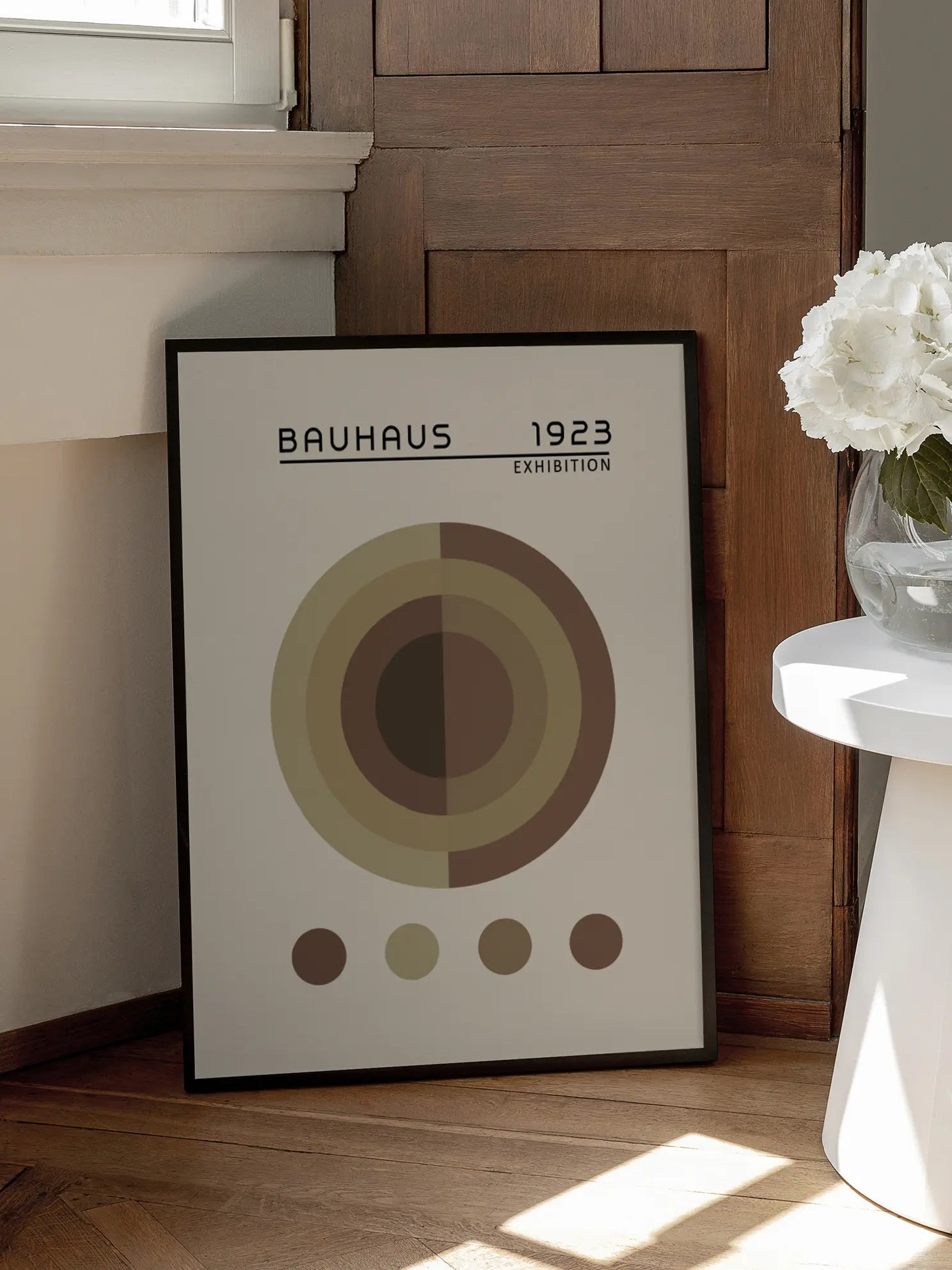 Earth Tones — Bauhaus 1923 Poster