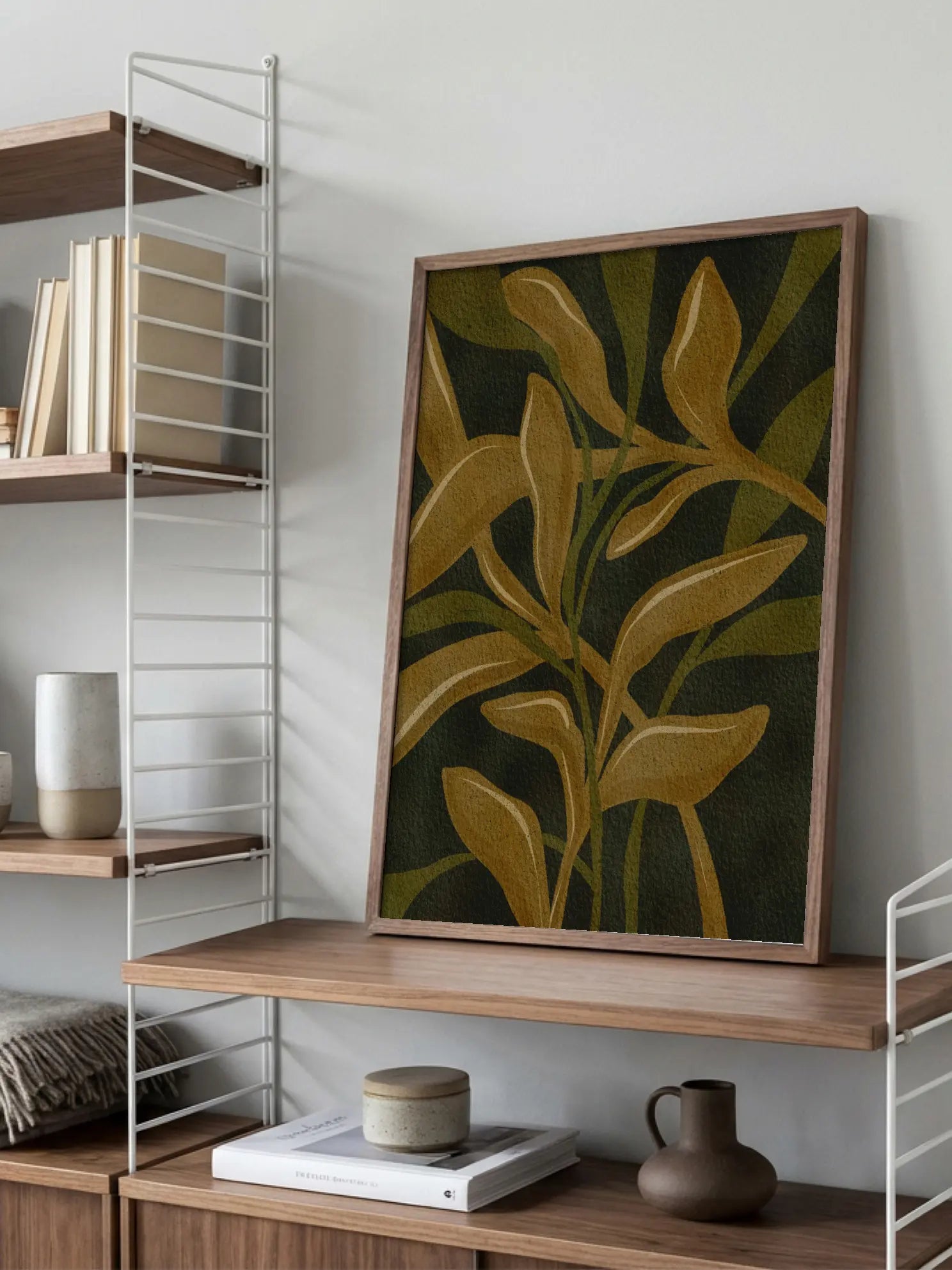 Earthen Foliage Poster