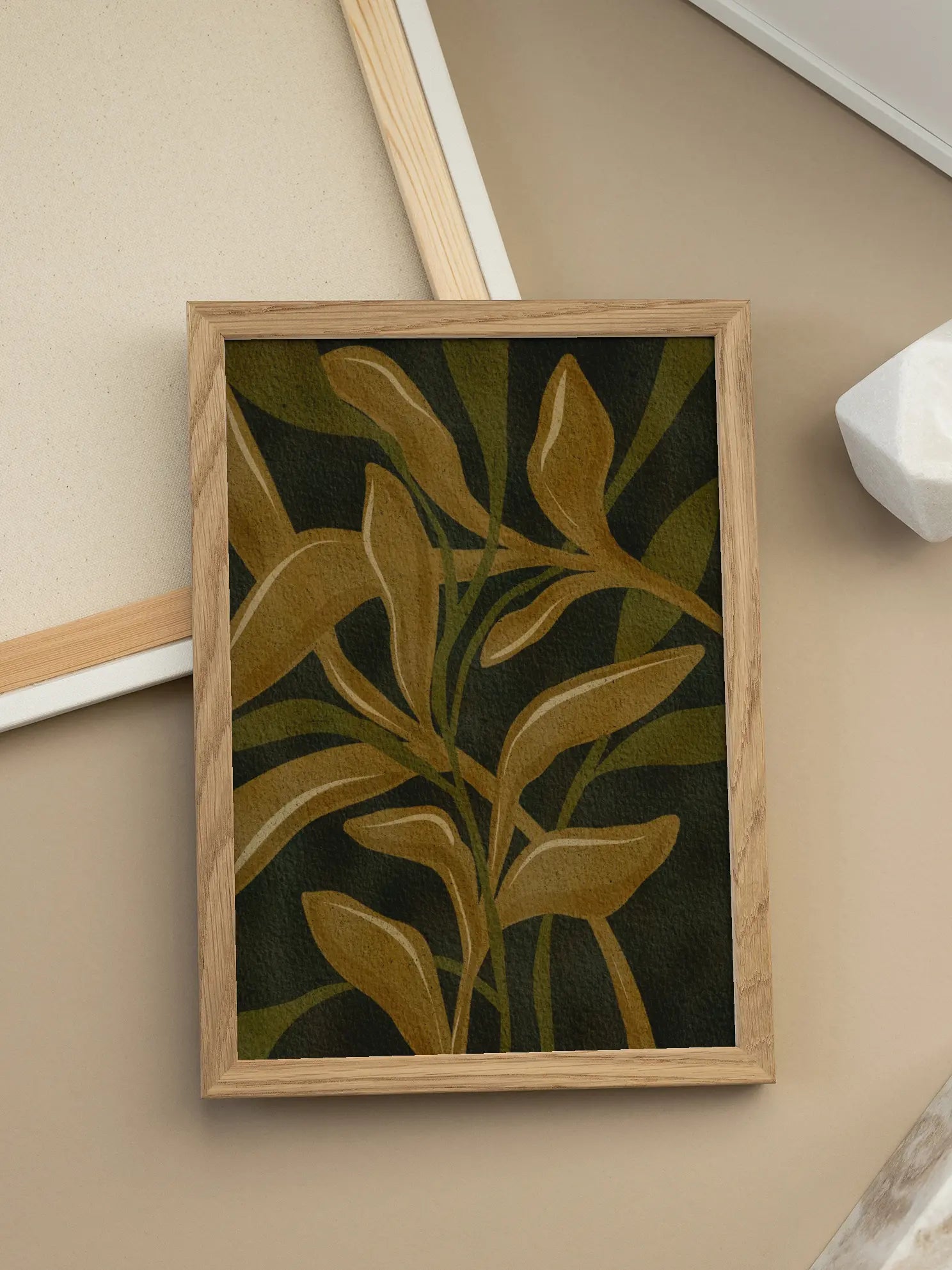 Earthen Foliage Poster