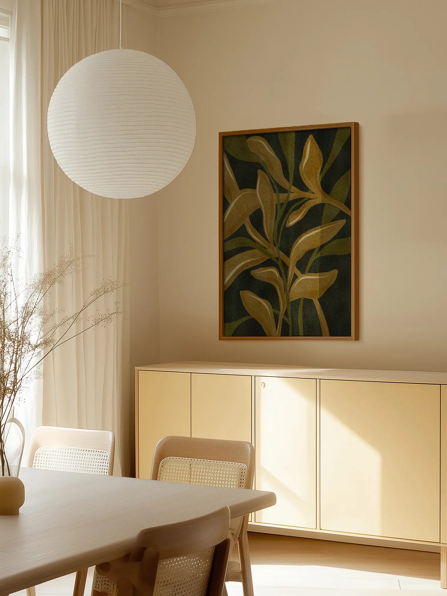 Earthen Foliage Poster