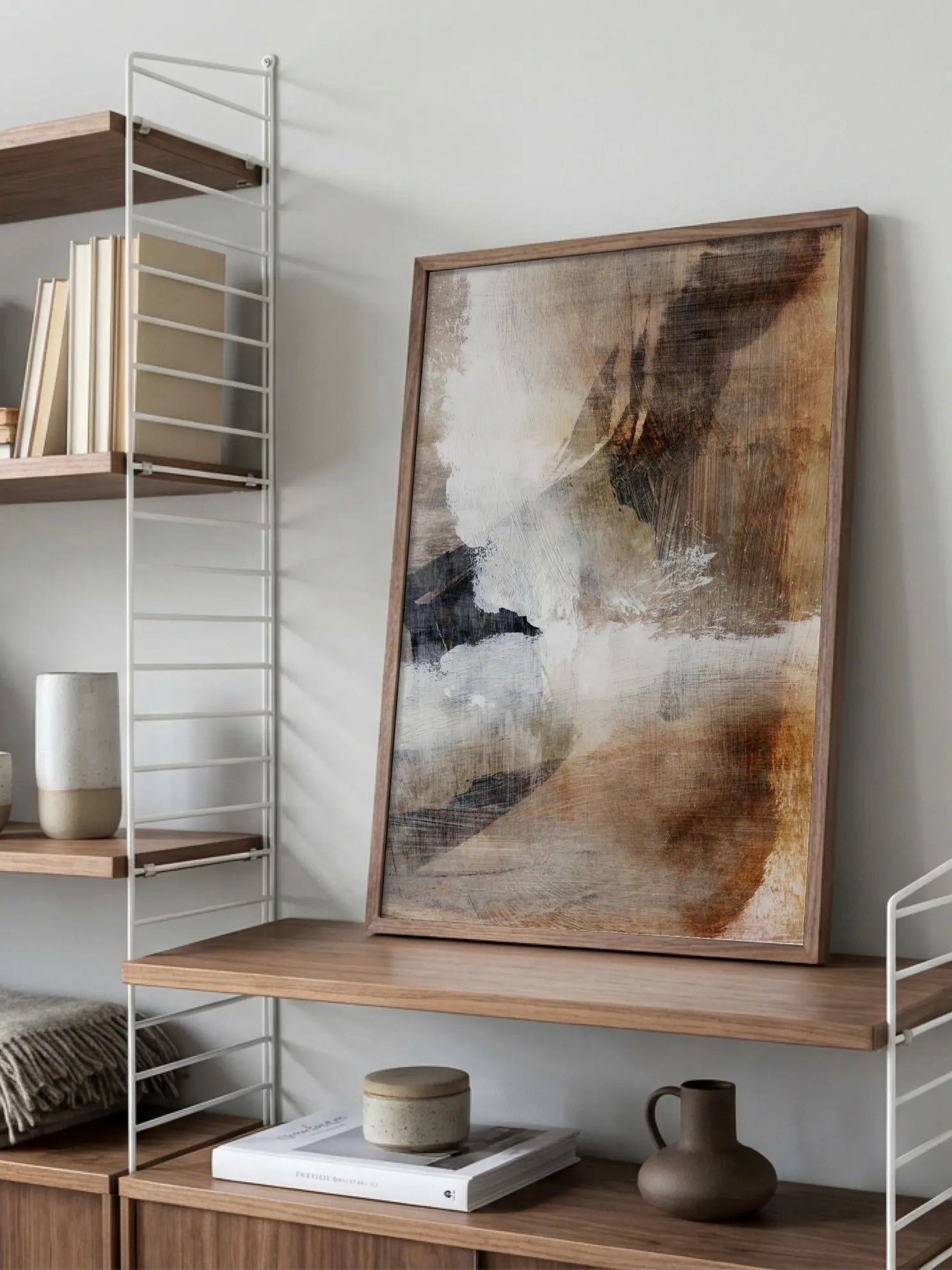 Earthy Abstract Poster