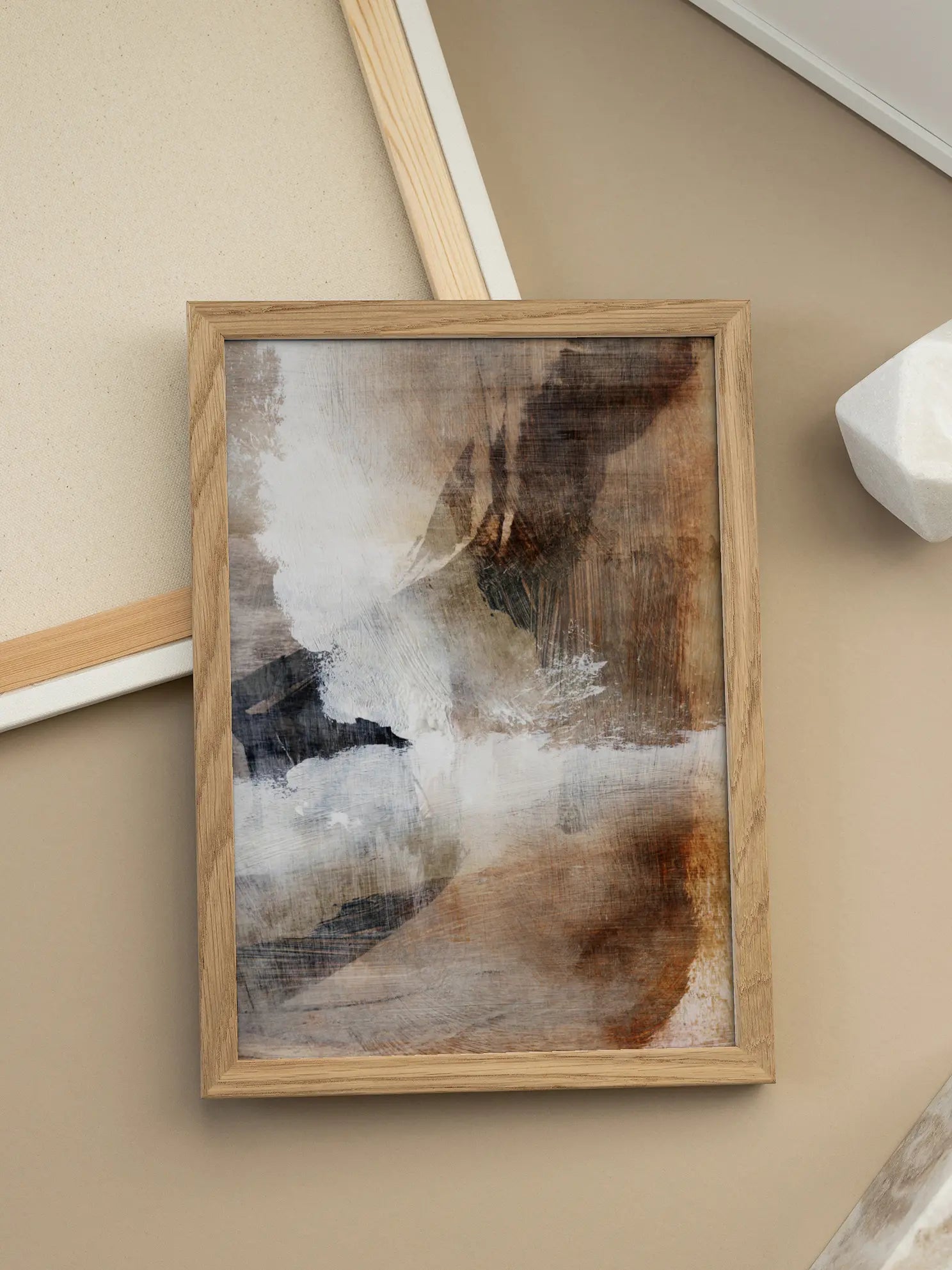 Earthy Abstract Poster