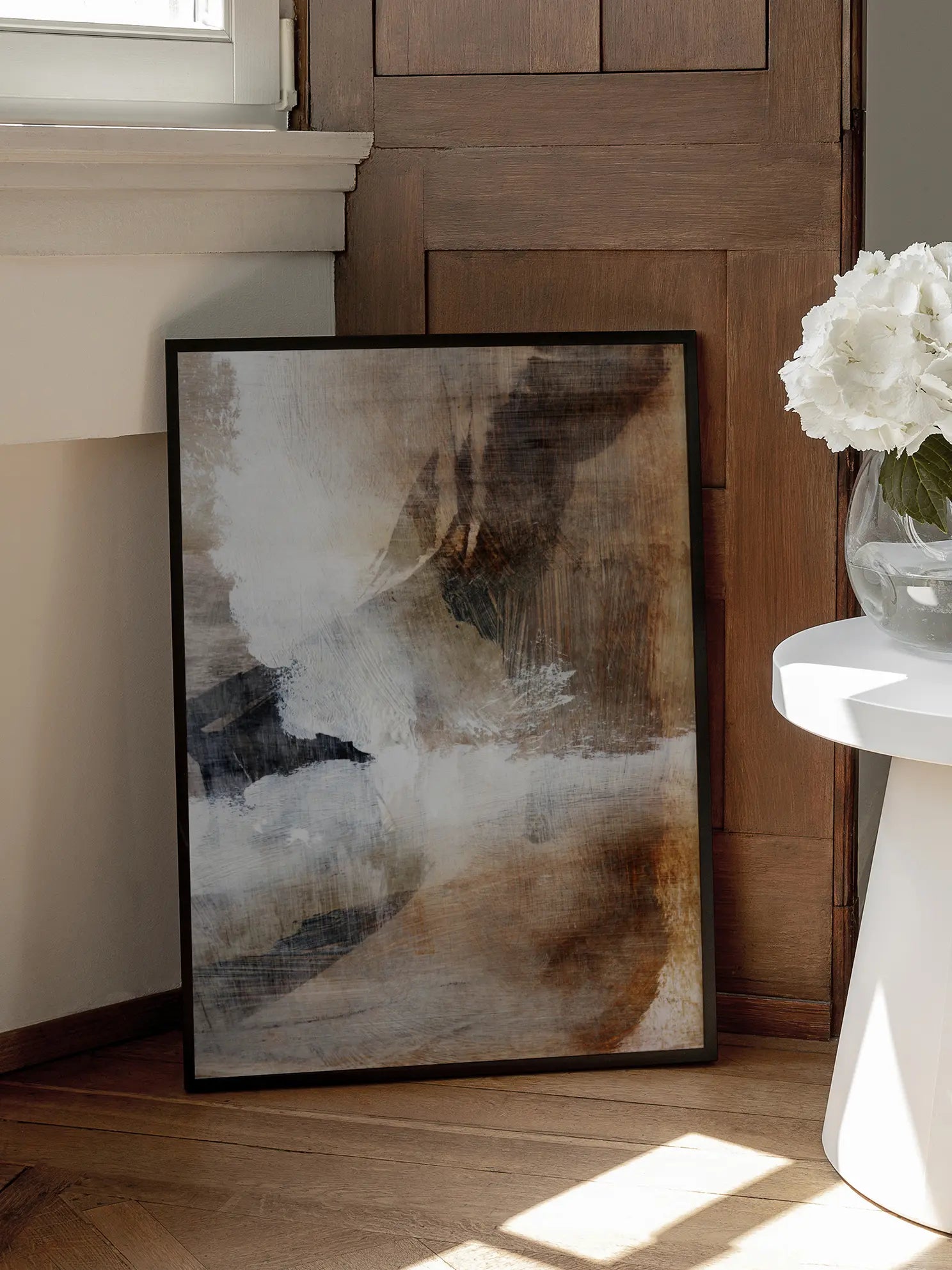 Earthy Abstract Poster