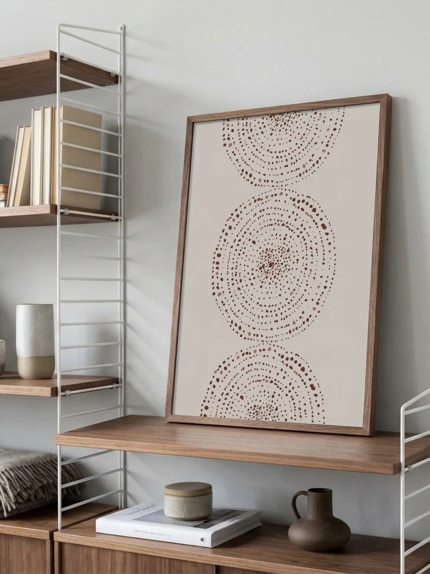 Earthy Dots Poster