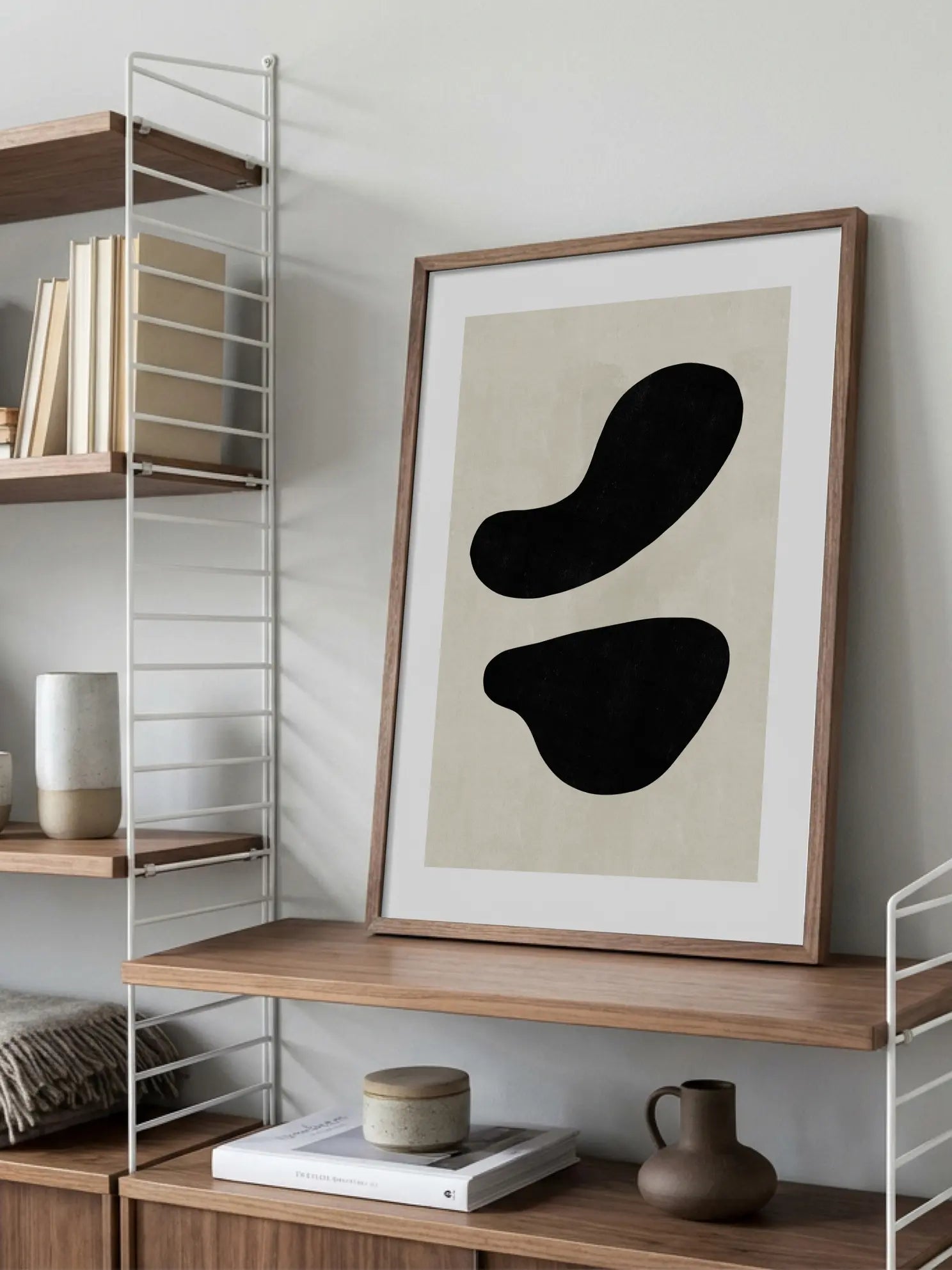 Earthy Forms Poster