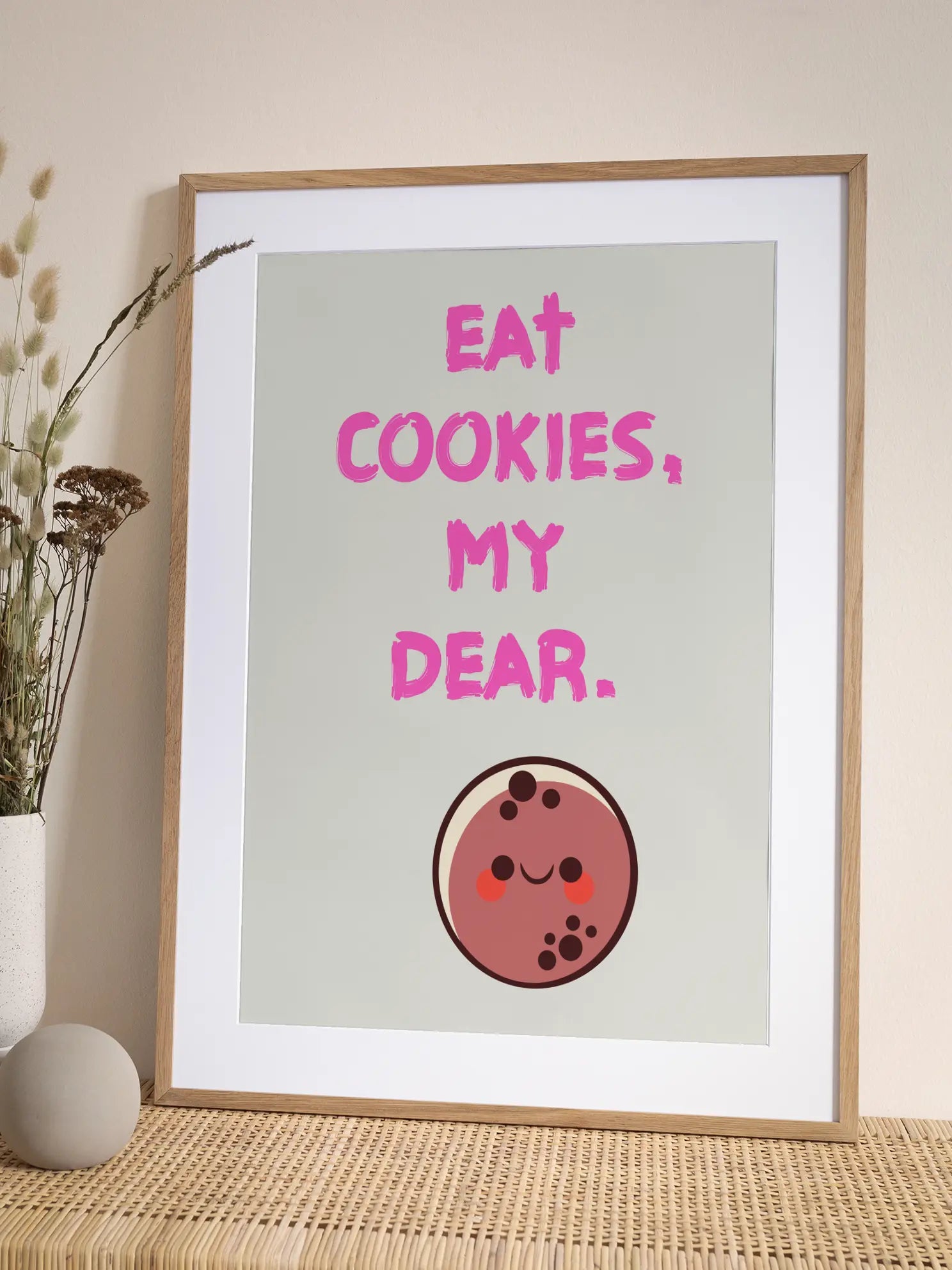 Eat Cookies Poster
