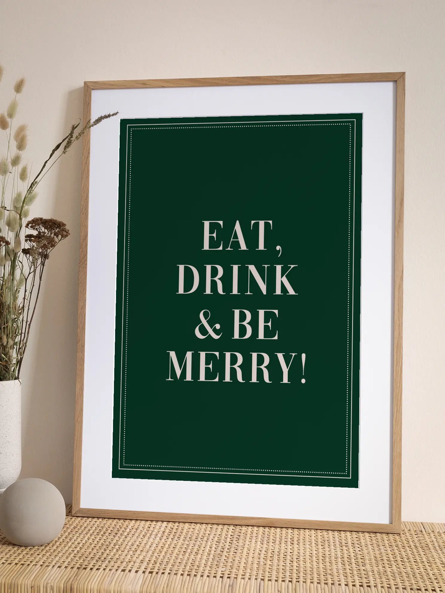 Eat Drink And Be Merry Poster