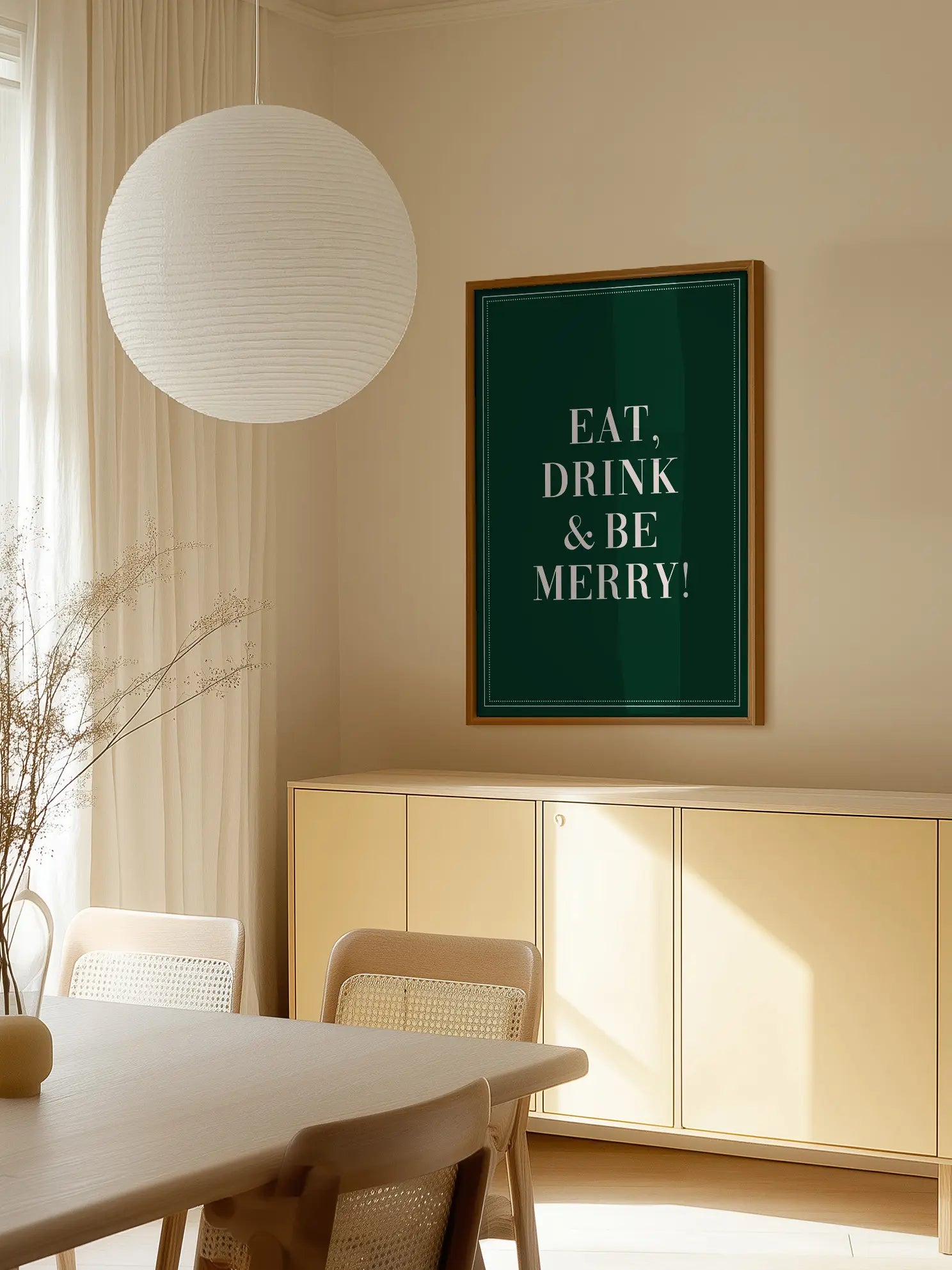 Eat Drink And Be Merry Poster