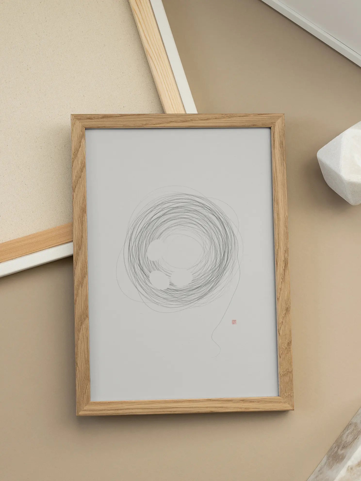 Eggs in a Nest Poster