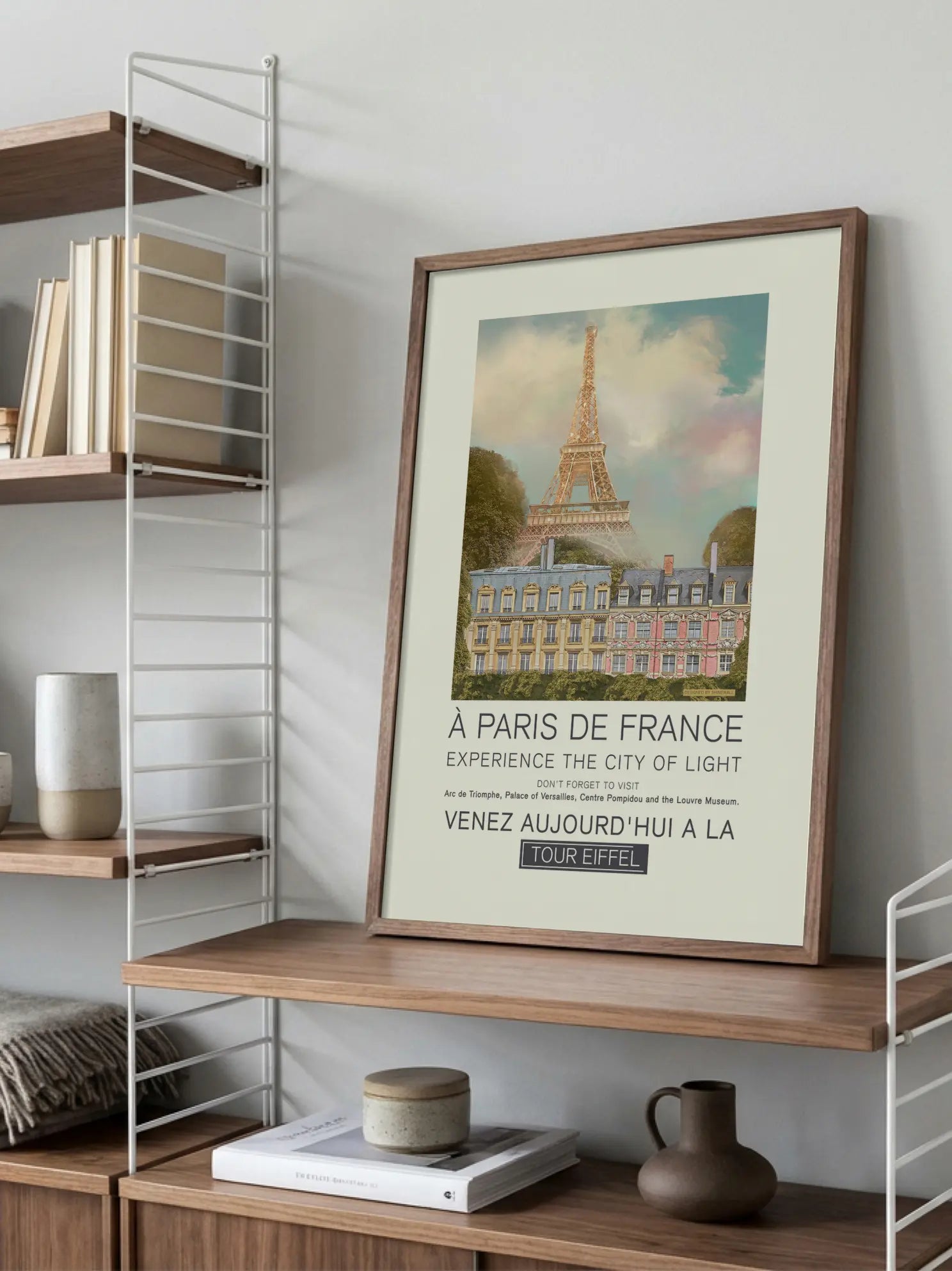 Eiffel Tower Painting Poster