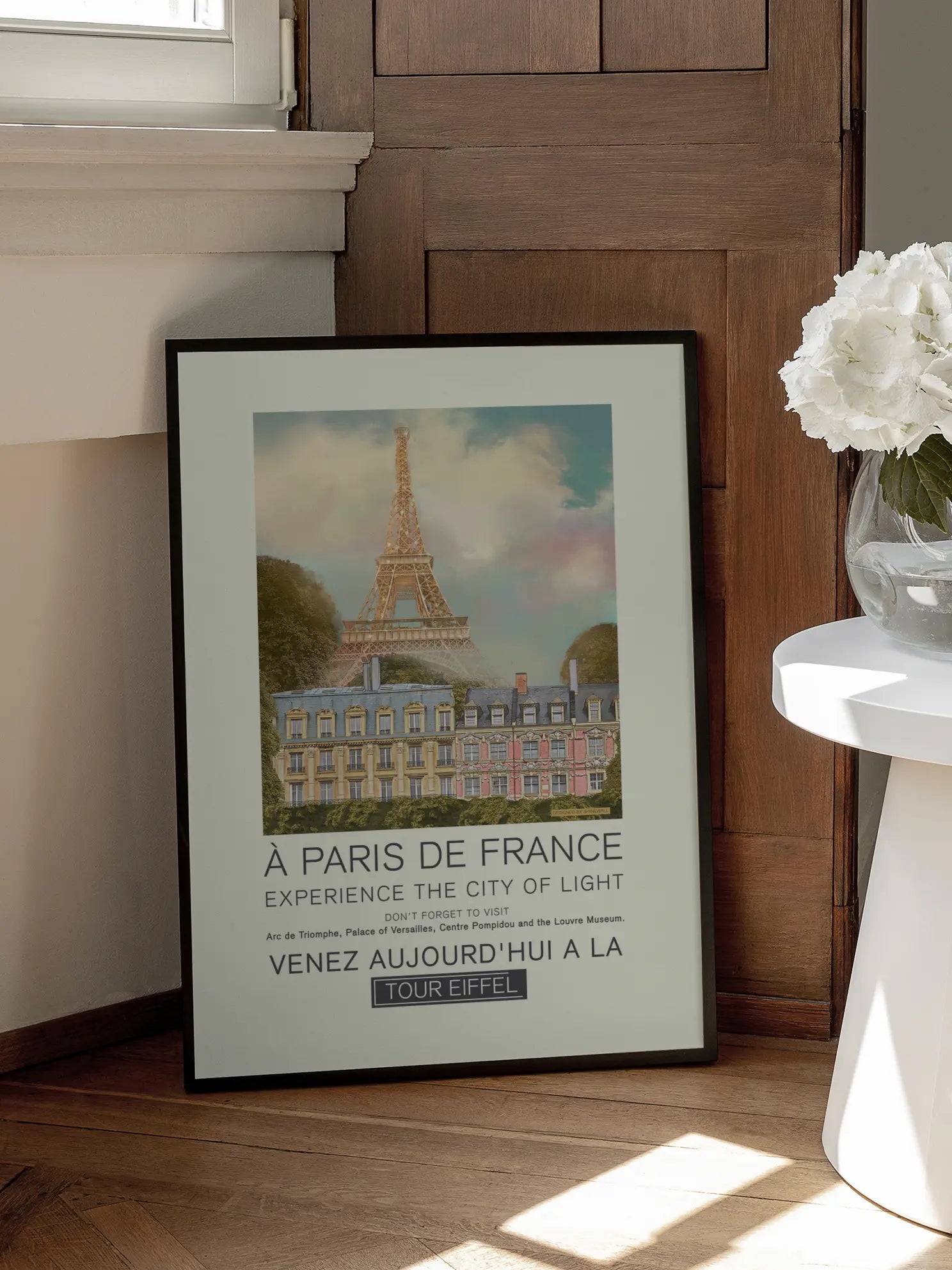 Eiffel Tower Painting Poster
