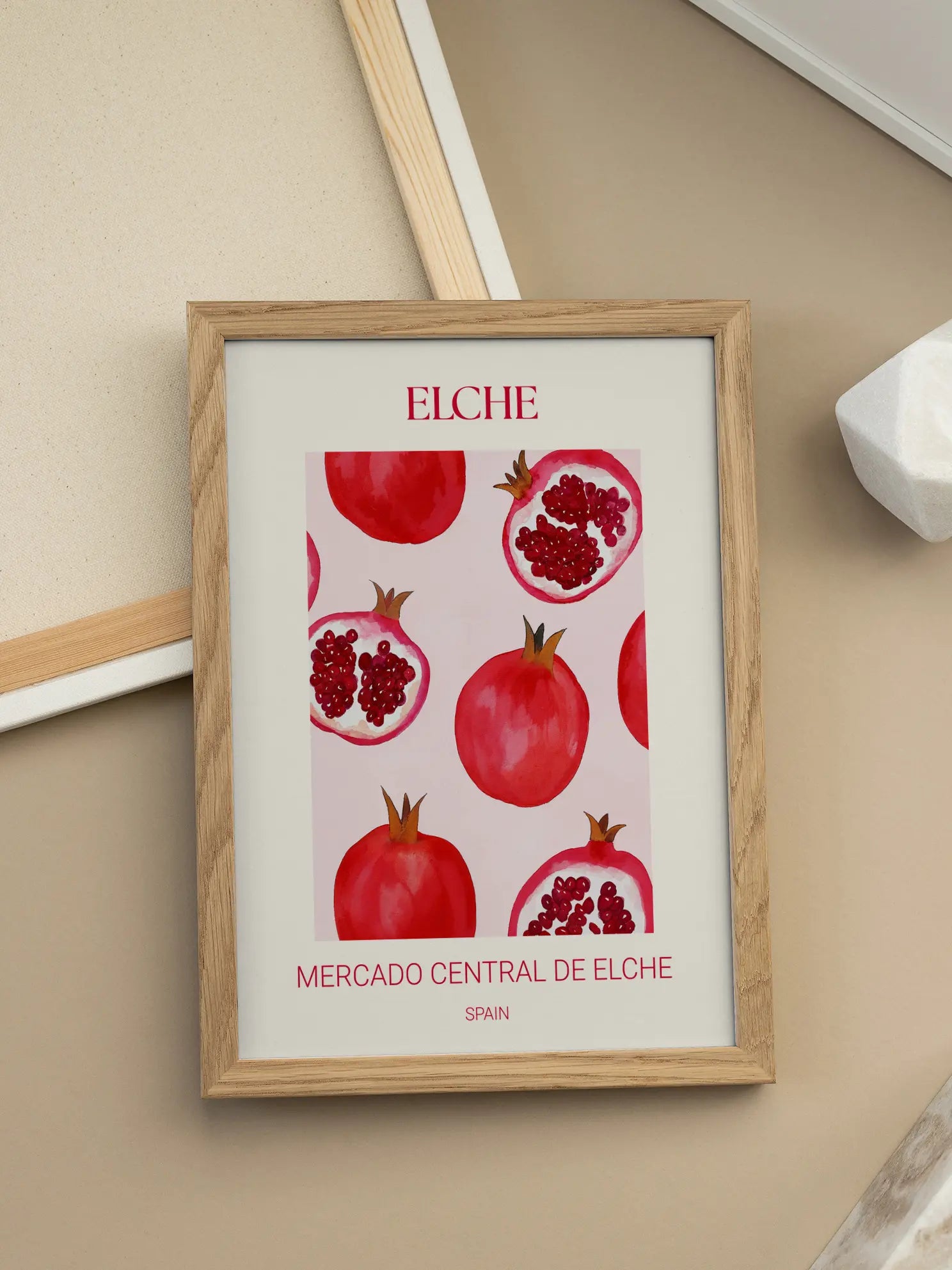 Elche Pomegranates Poster