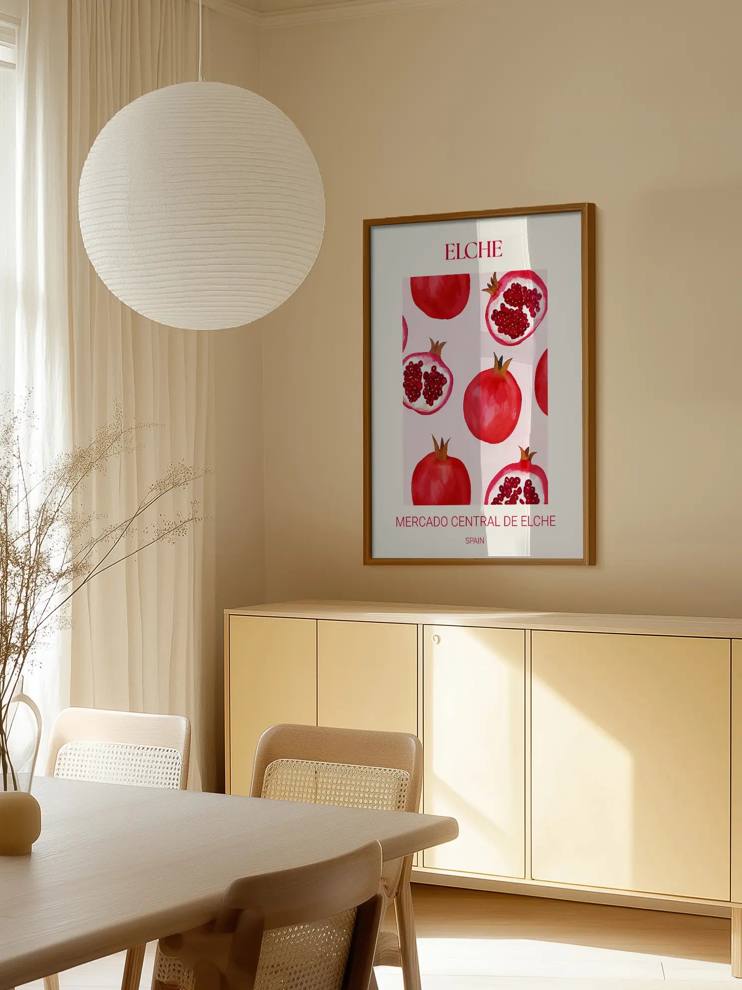 Elche Pomegranates Poster