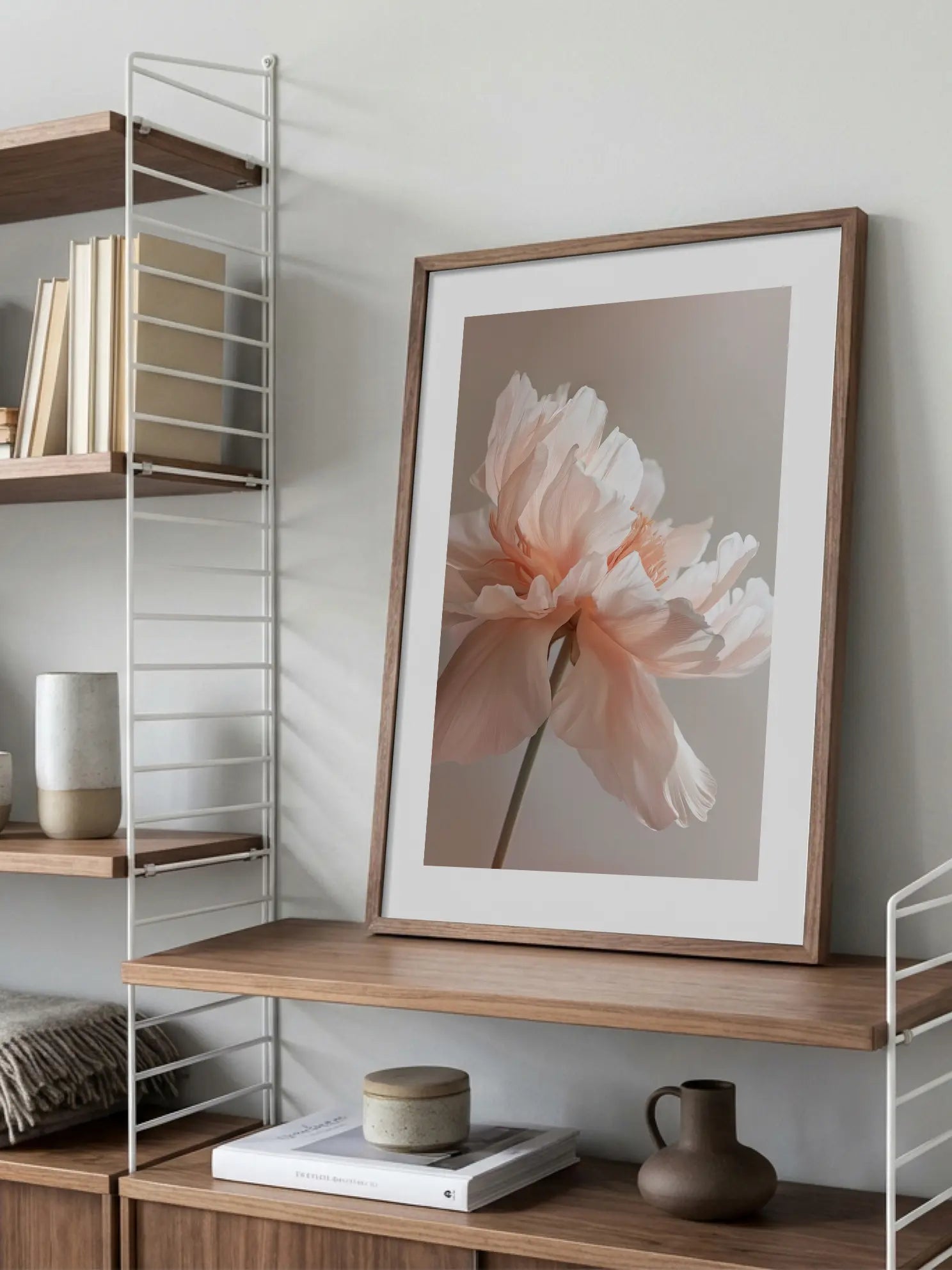 Elegant Peony Poster