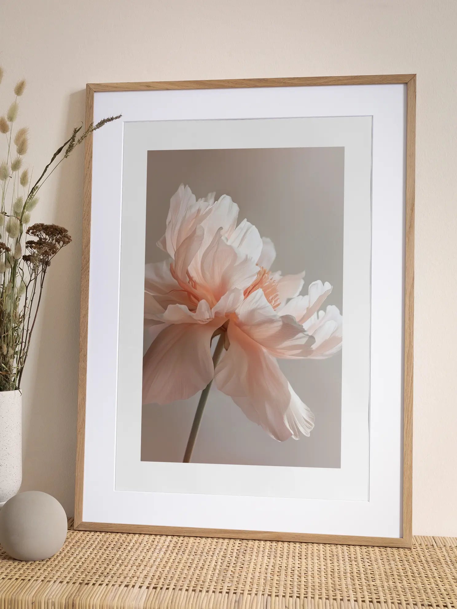 Elegant Peony Poster
