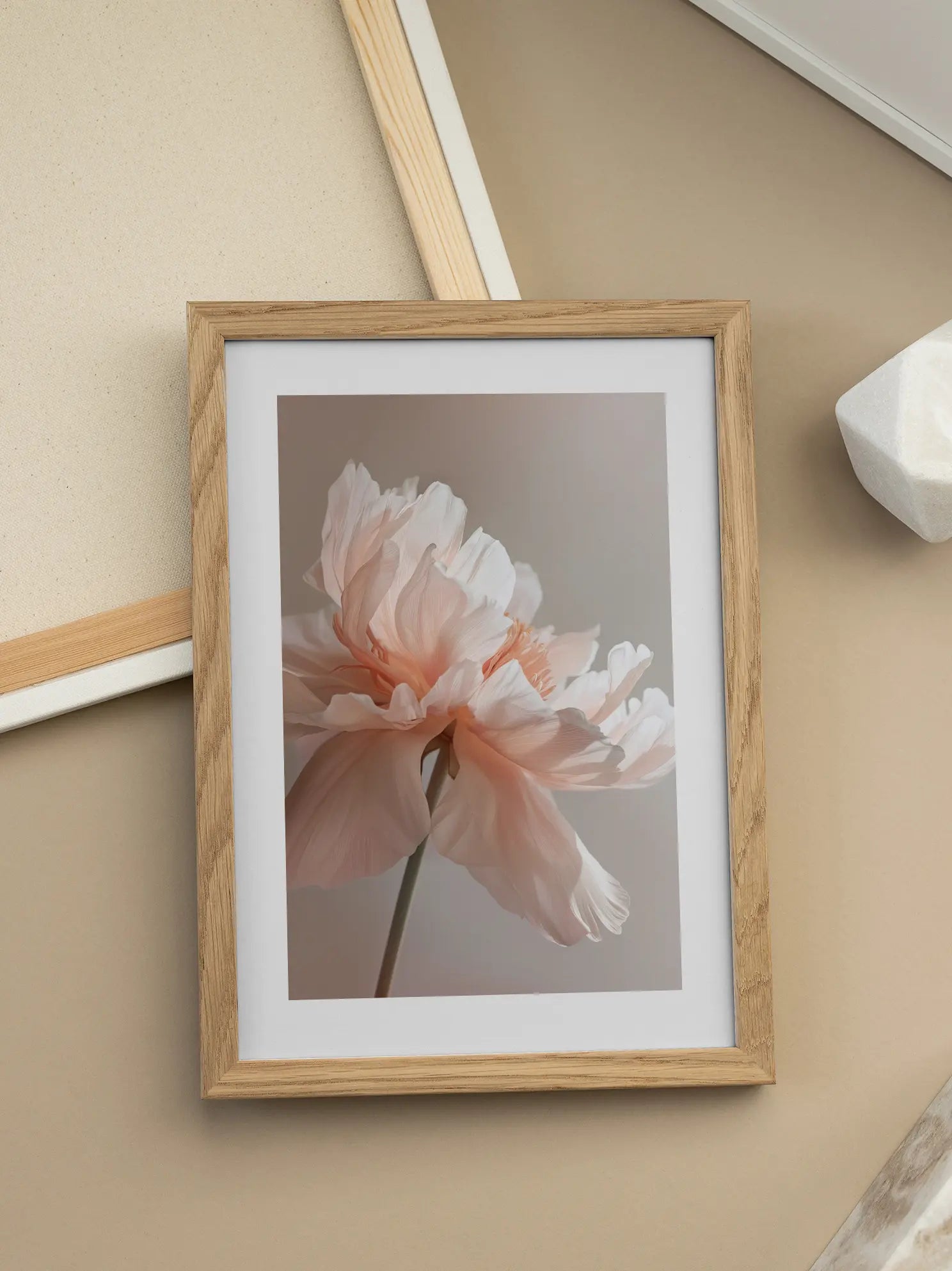 Elegant Peony Poster