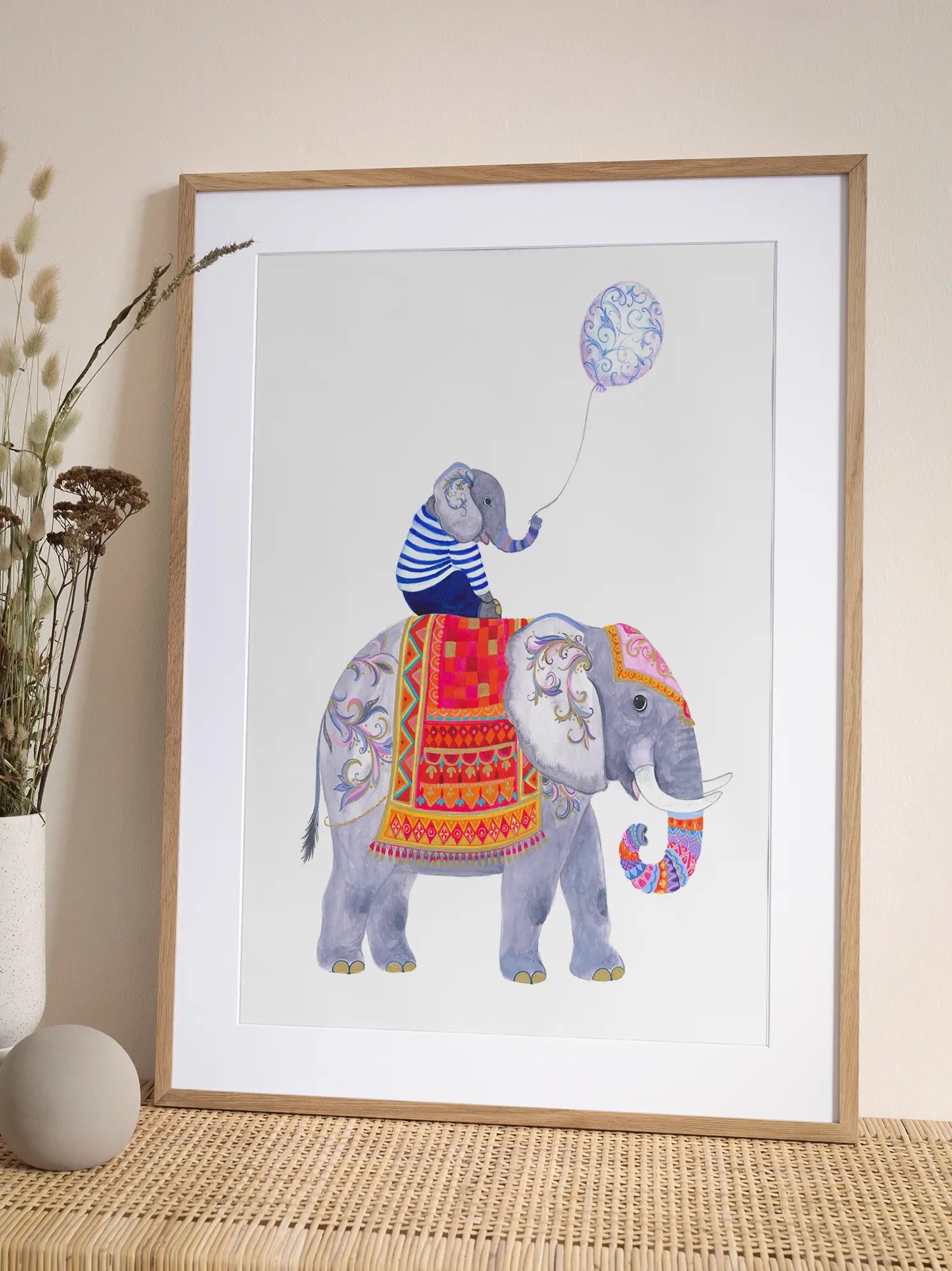 Elephant Ride Poster