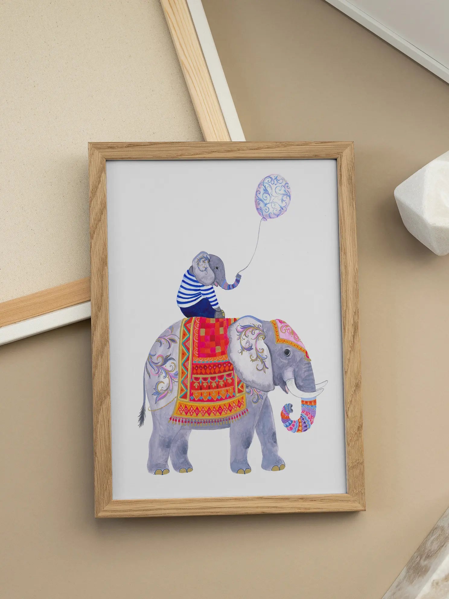 Elephant Ride Poster