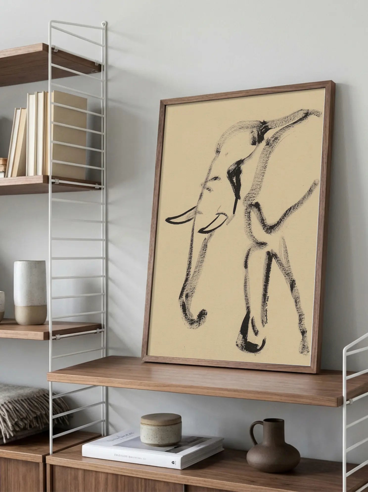 Elephant Sketch Poster