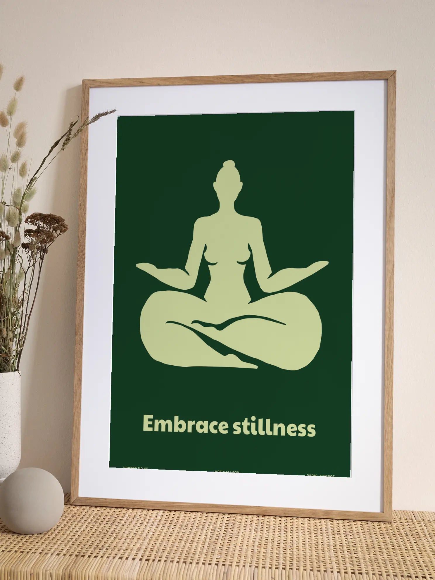 Embrace Stillness Poster