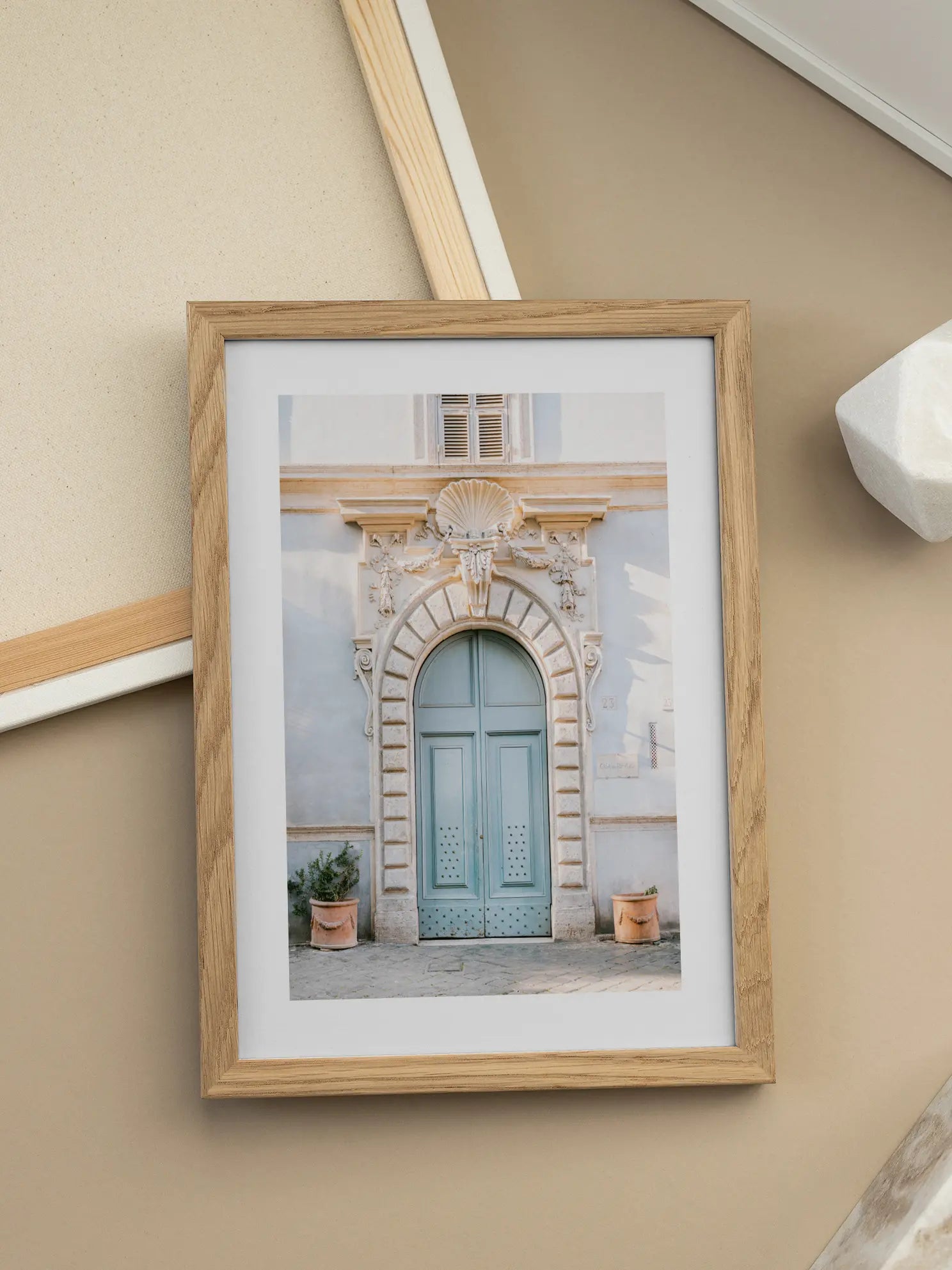 Entry in Blue Poster
