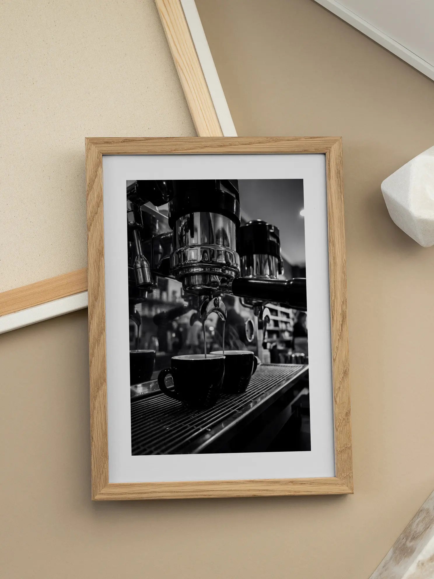 Espressomaschine Café Scene Poster