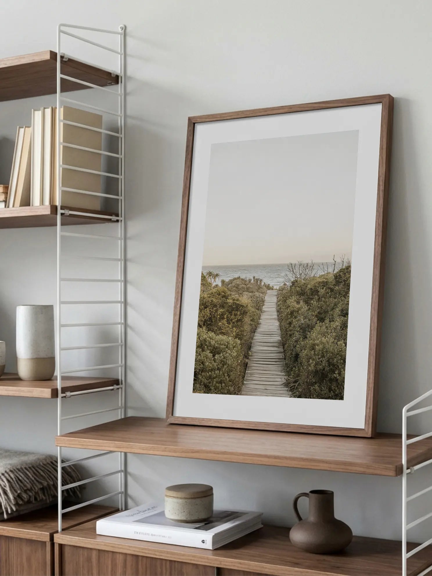 Evening Bay Walk Poster