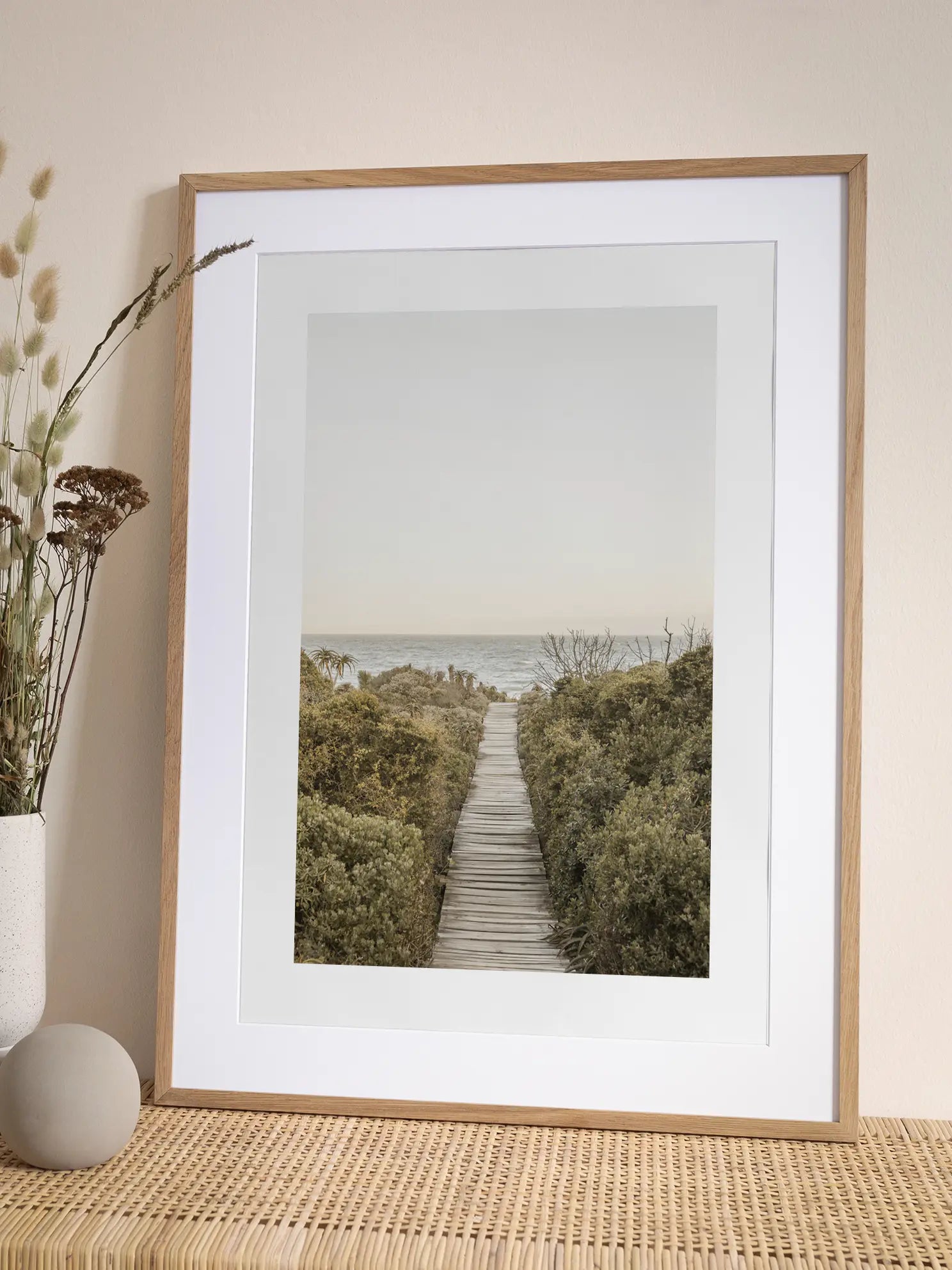 Evening Bay Walk Poster