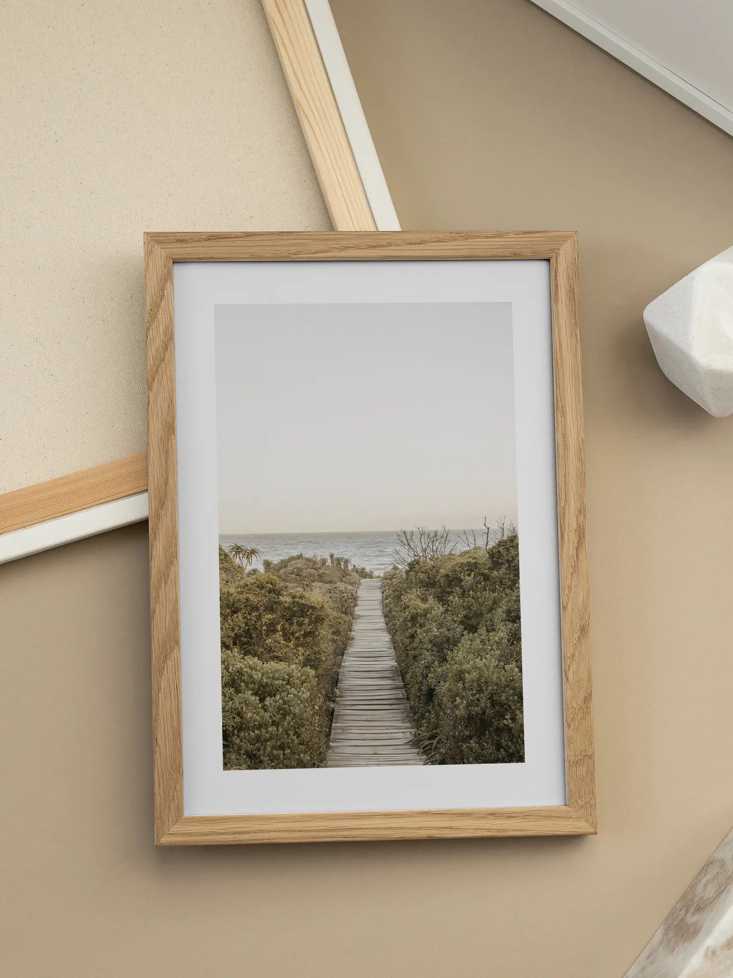 Evening Bay Walk Poster