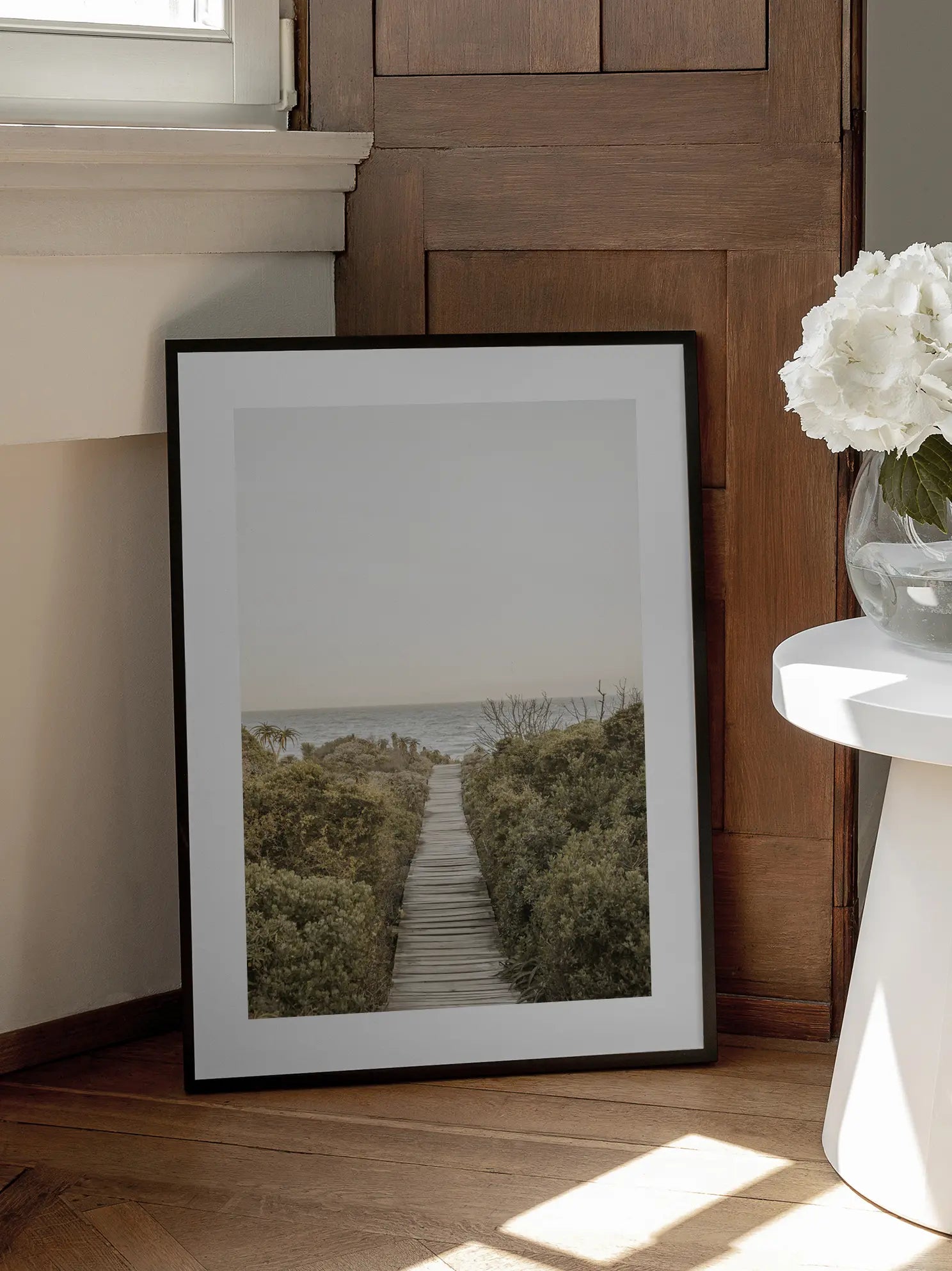Evening Bay Walk Poster
