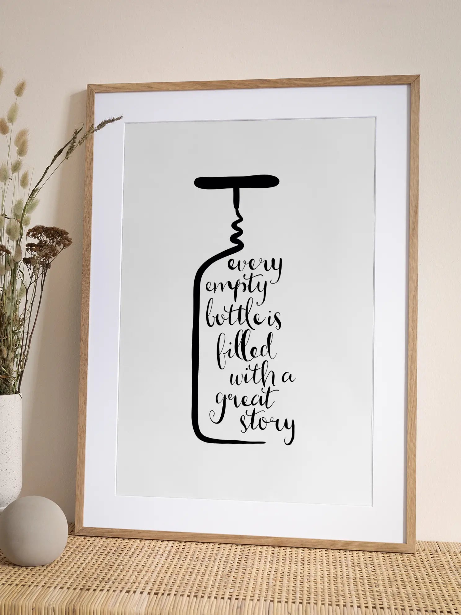 Every Empty Bottles Filled With A Great Story Poster