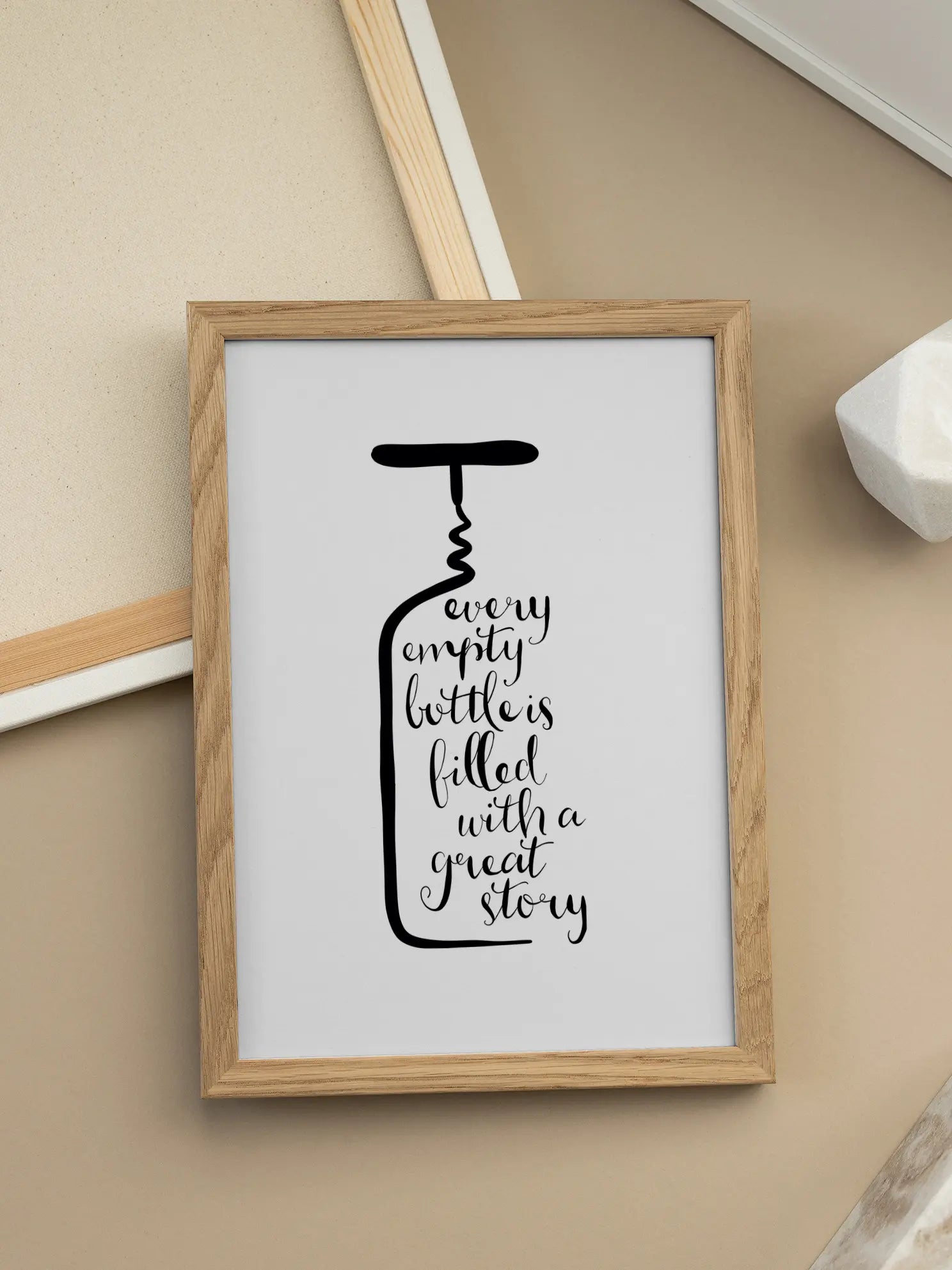 Every Empty Bottles Filled With A Great Story Poster