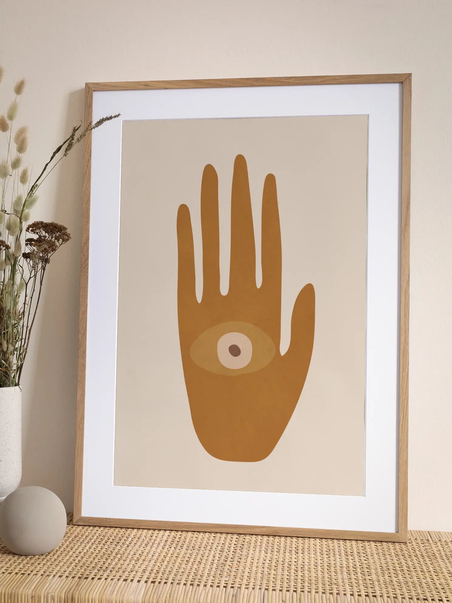 Eye in Hand Poster