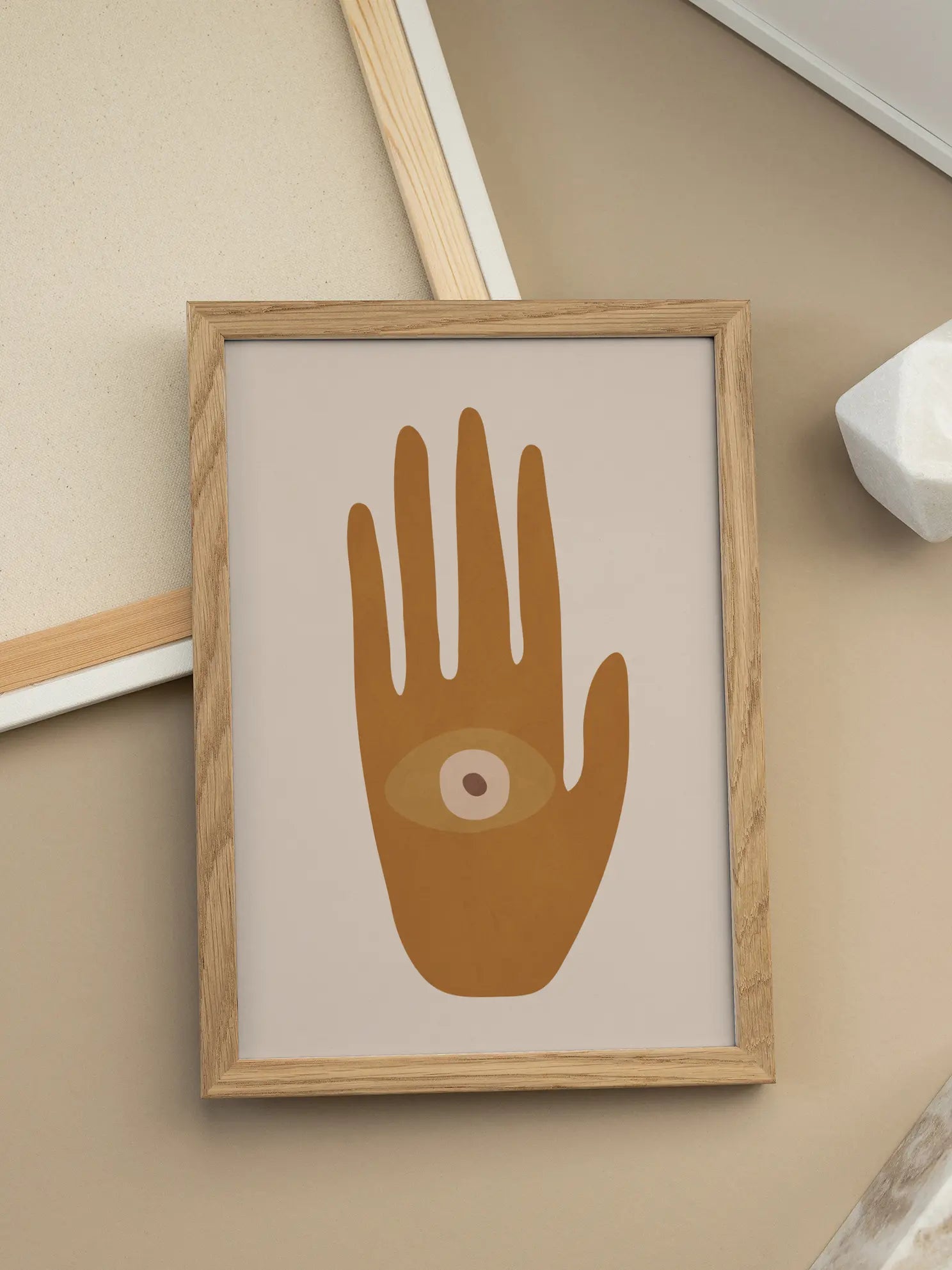 Eye in Hand Poster