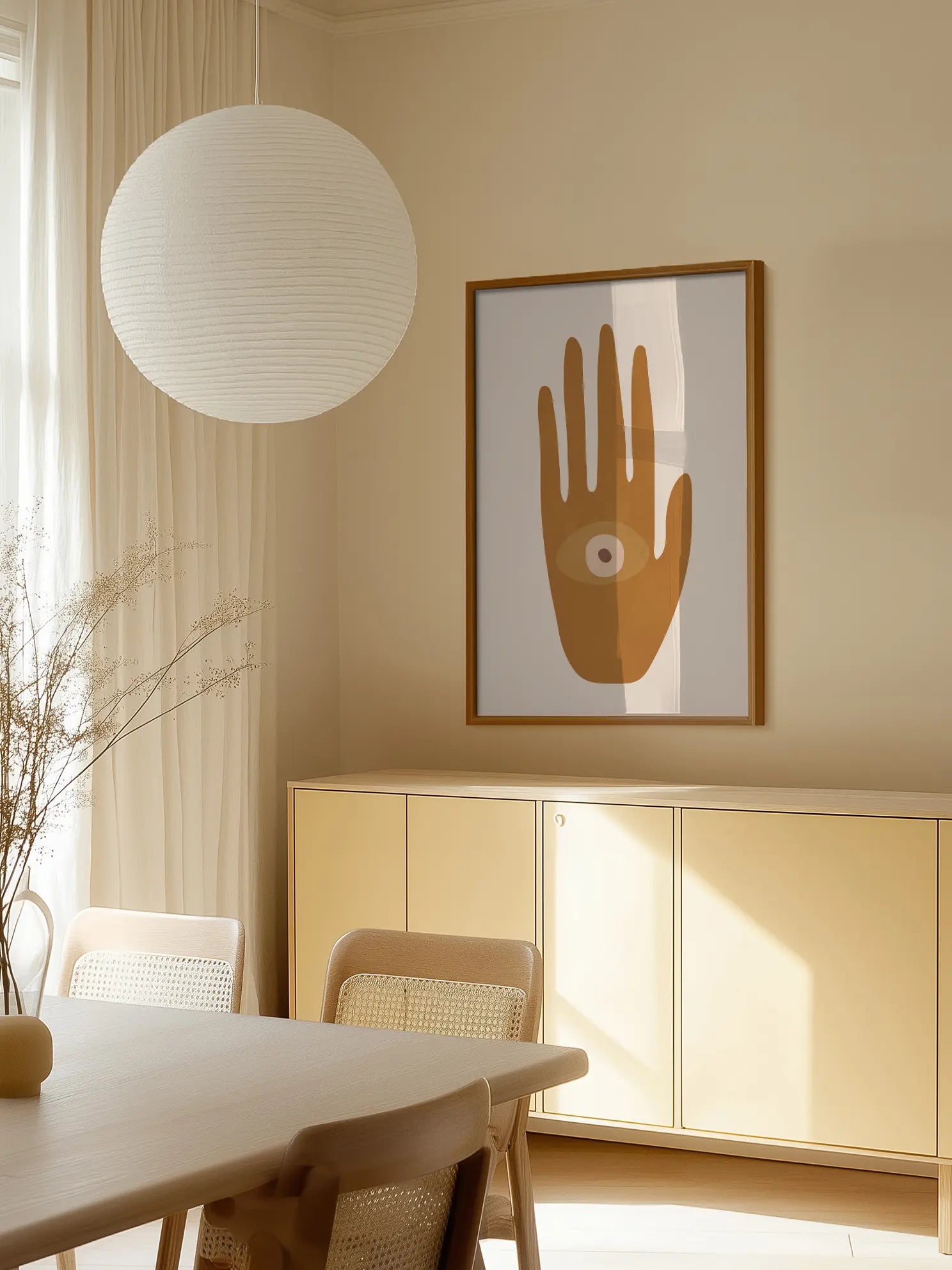 Eye in Hand Poster